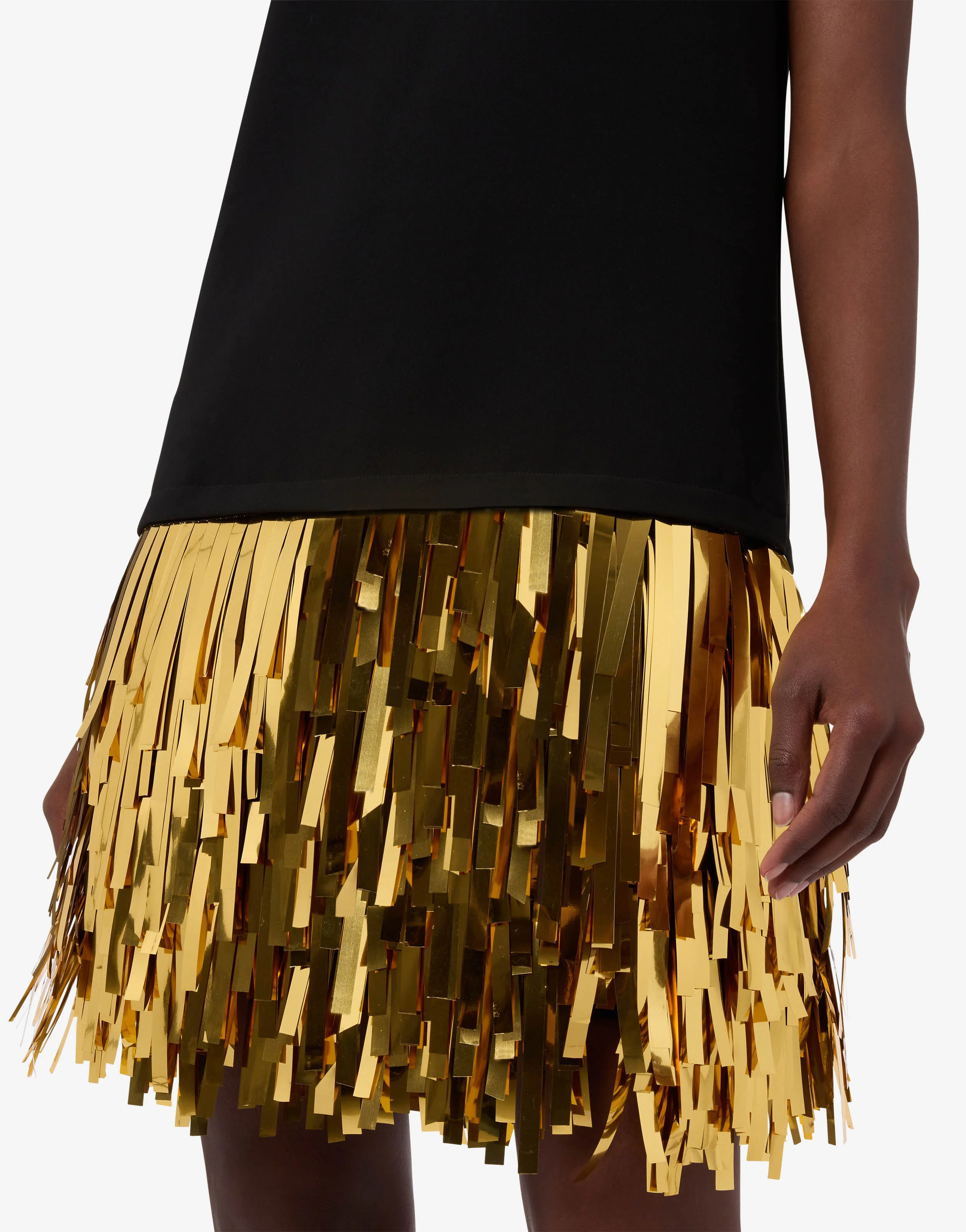 Abito in crêpe stretch decorato - Image 3