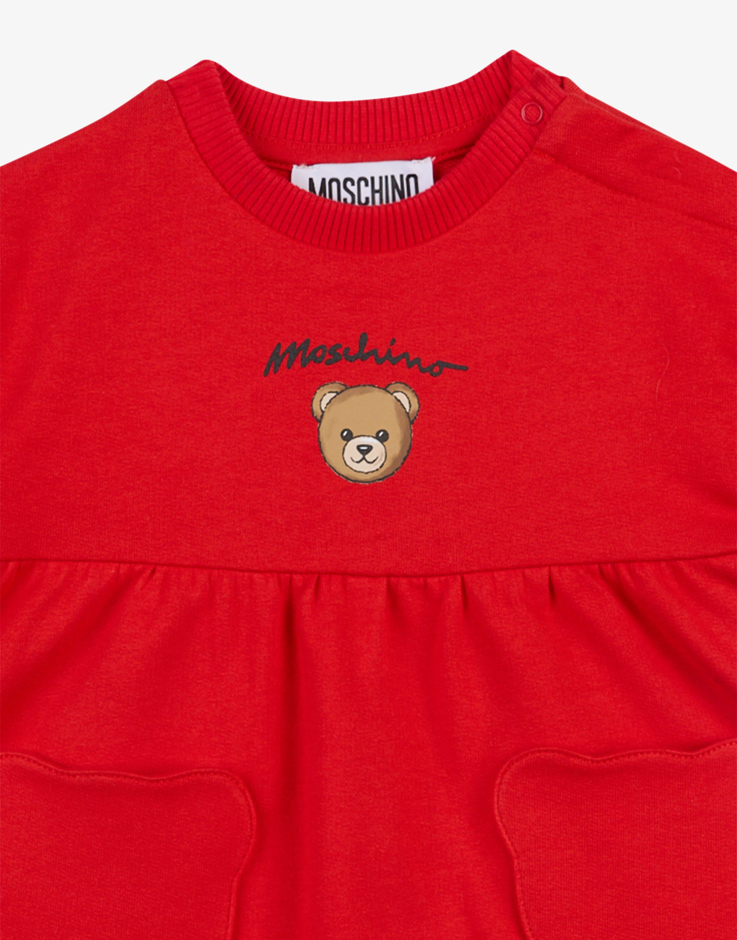 Abito in felpa di cotone Moschino Teddy Bear - Image 3