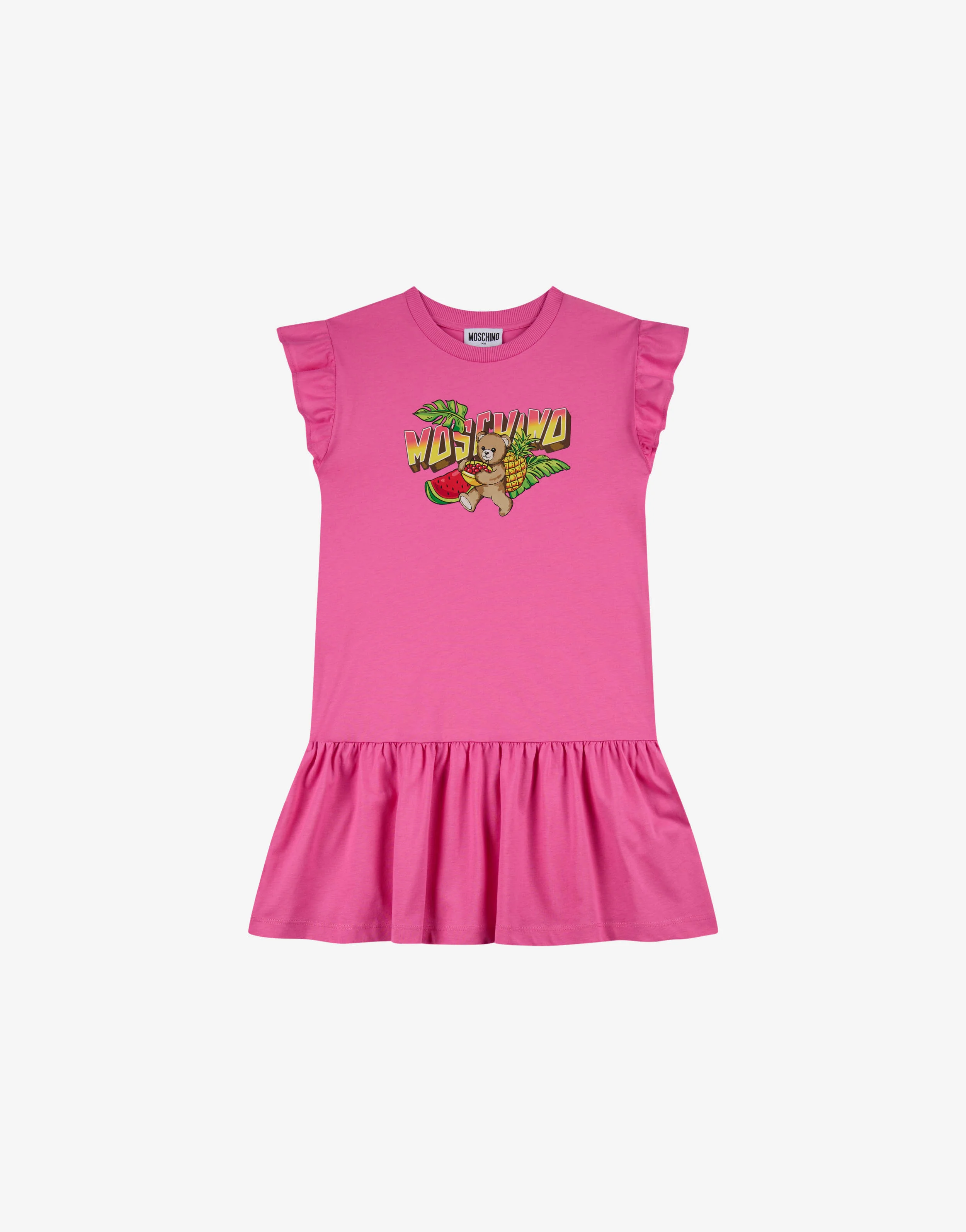 Abito in jersey di cotone Moschino Teddy Bear