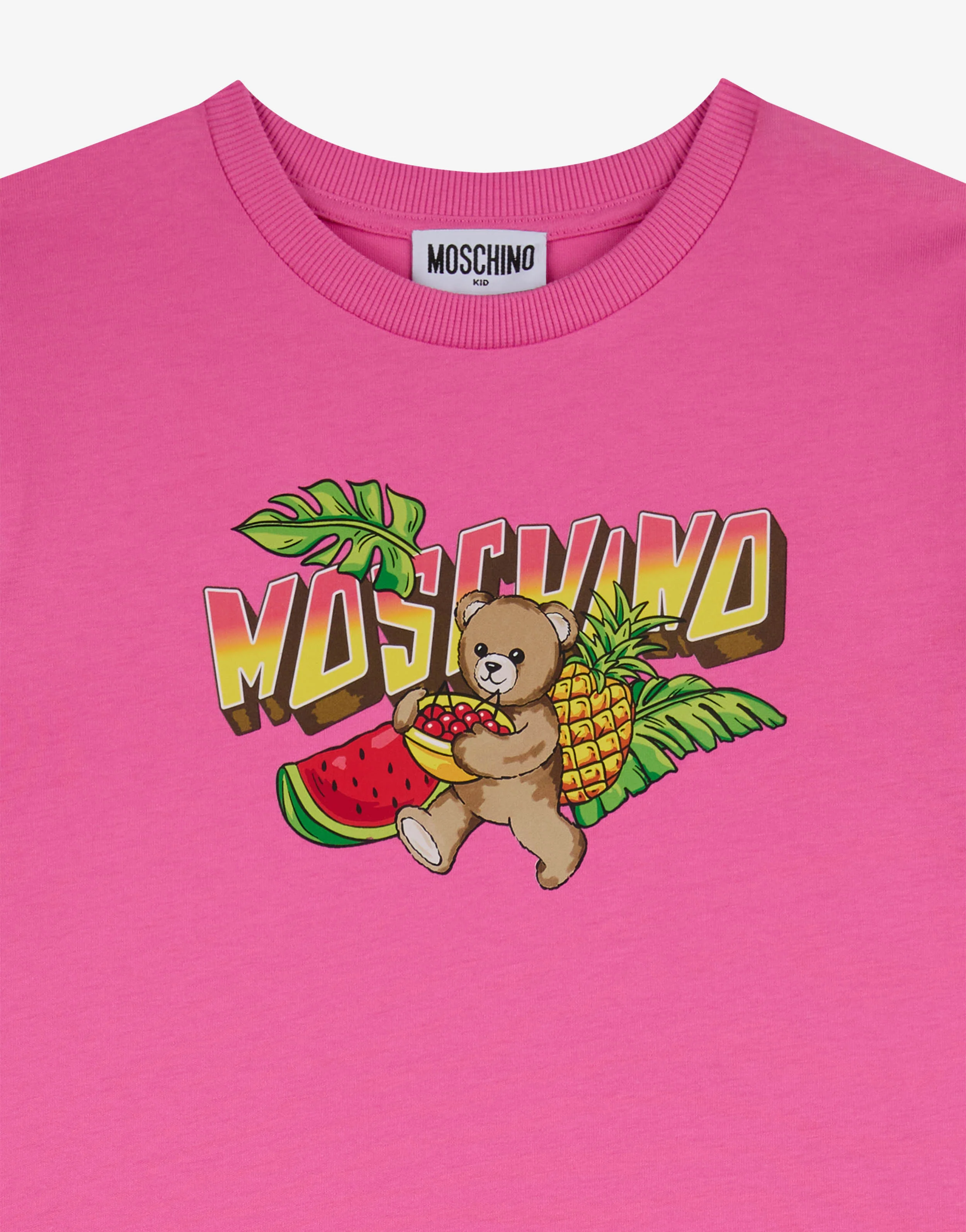 Abito in jersey di cotone Moschino Teddy Bear - Image 3