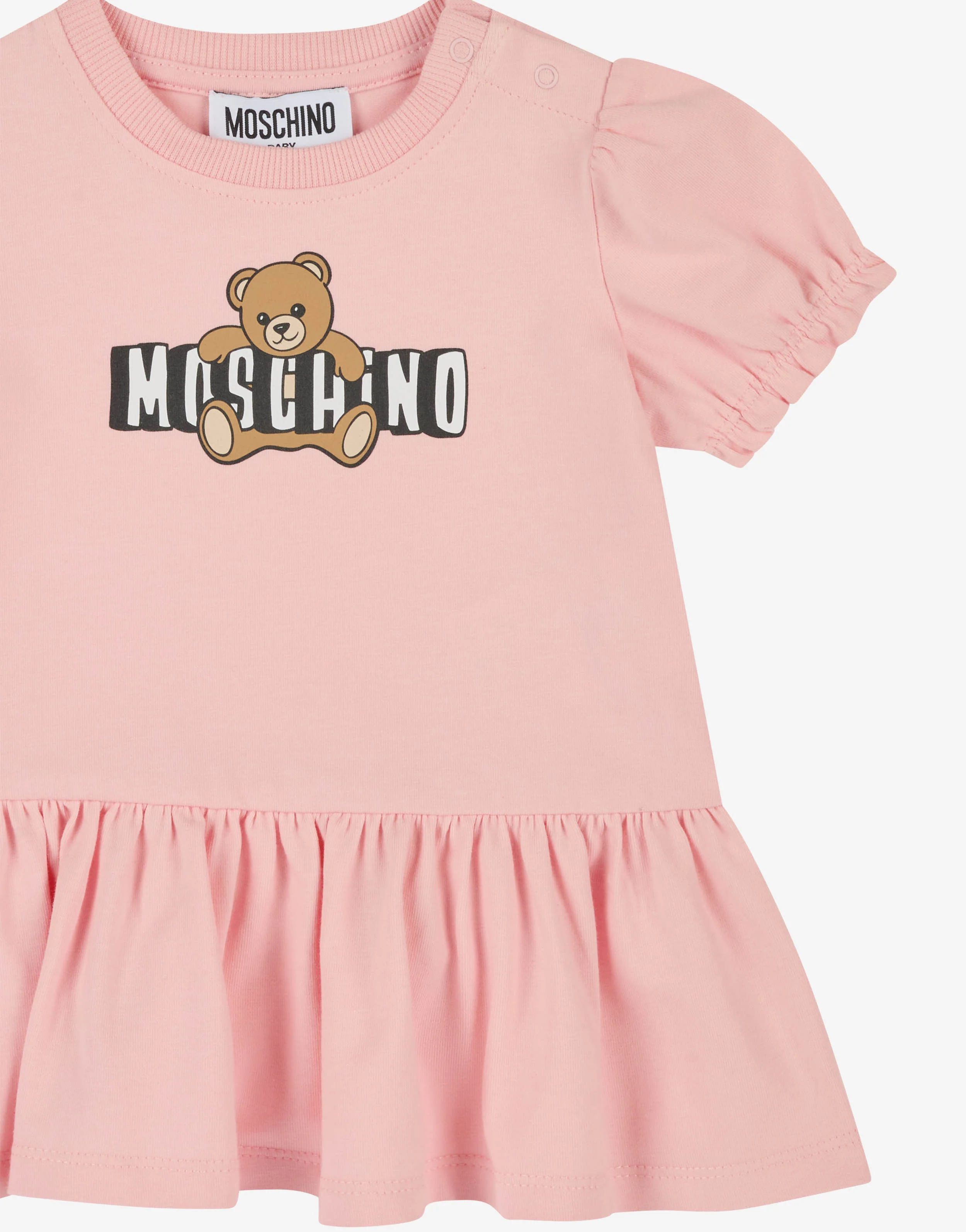 Abito in jersey di cotone Moschino Teddy Bear - Image 3