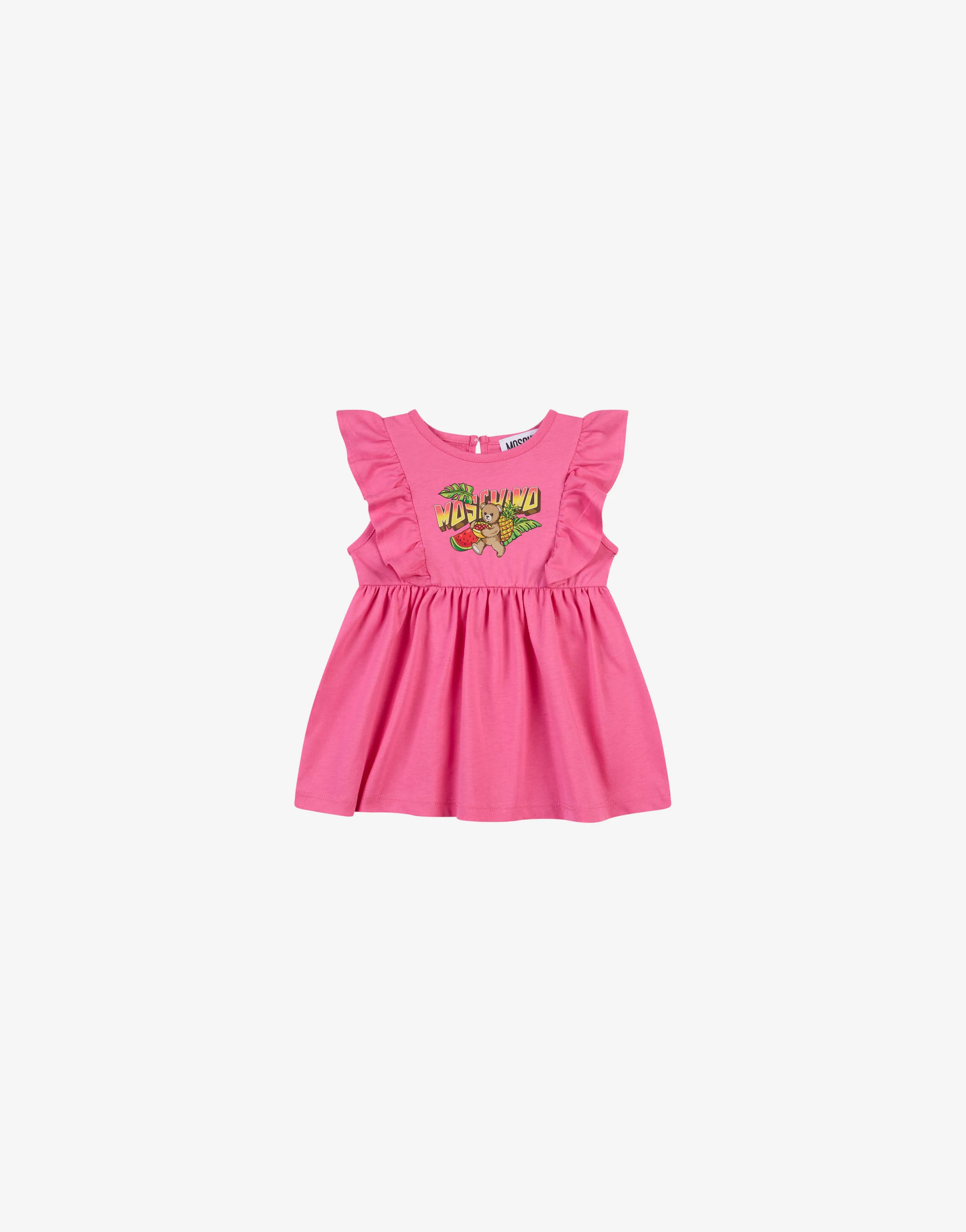 Abito in jersey di cotone Moschino Teddy Bear