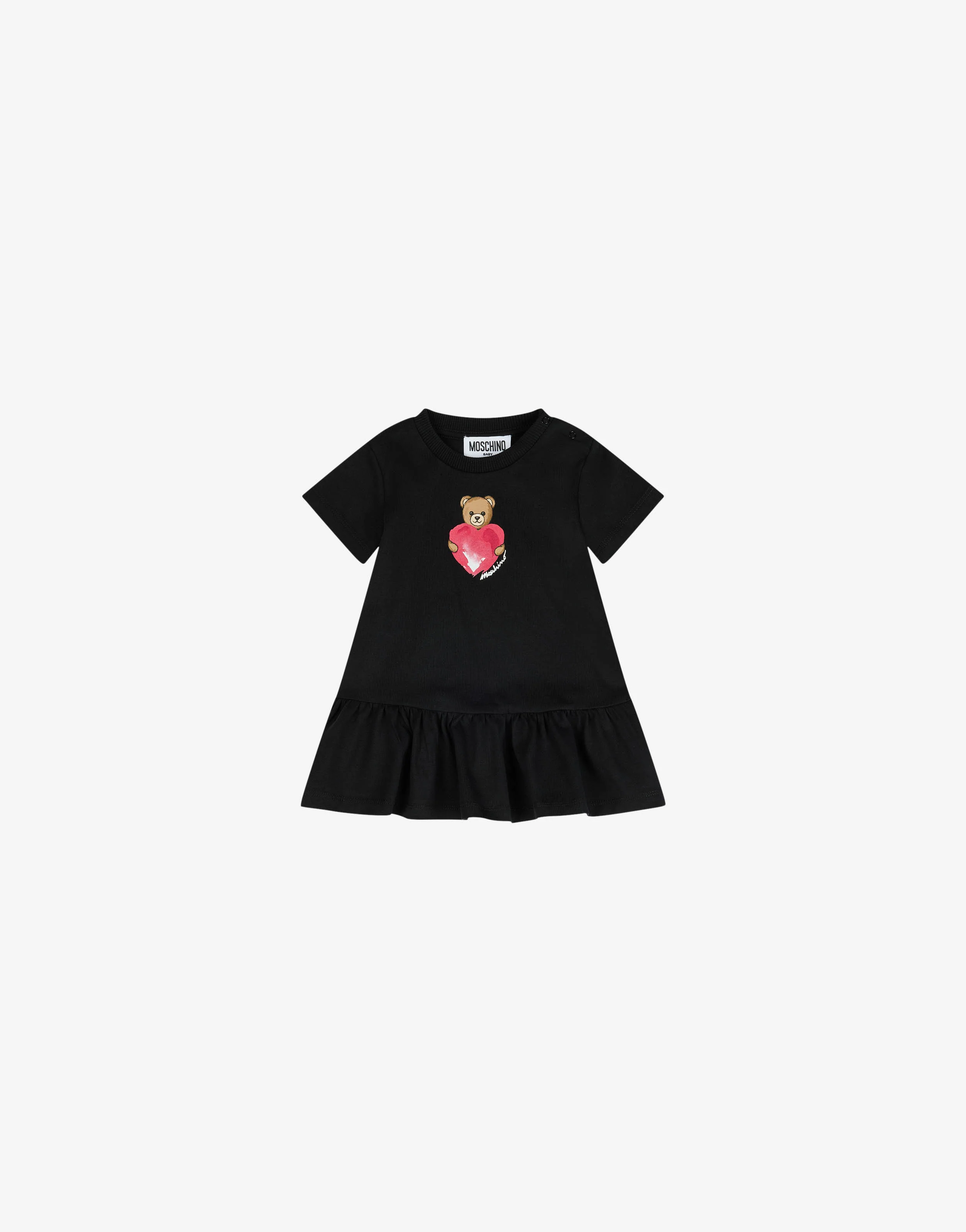 Abito in jersey di cotone Moschino Teddy Bear