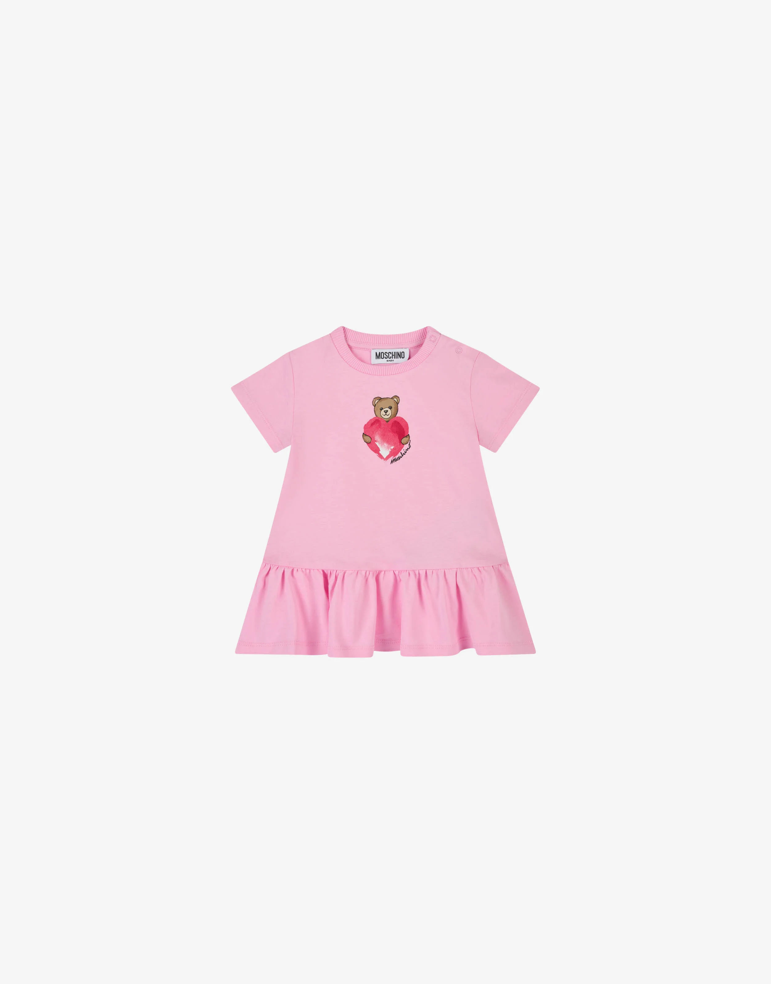 Abito in jersey di cotone Moschino Teddy Bear