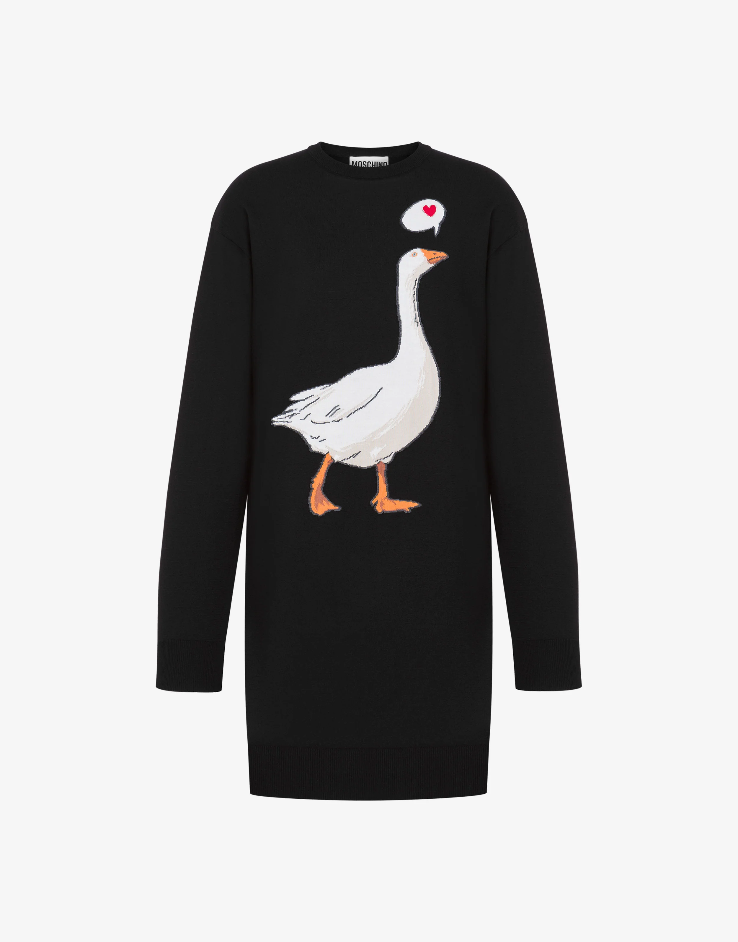 Abito in maglia di cotone Goose