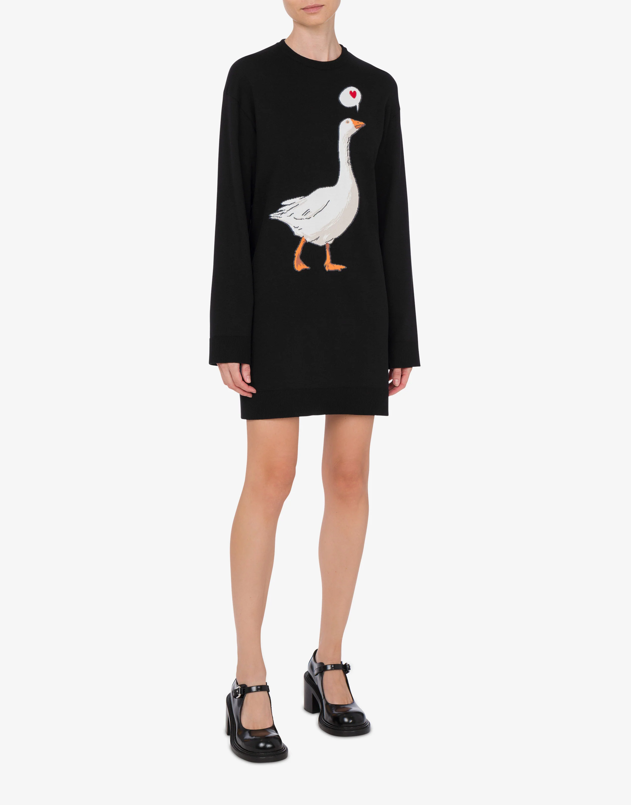 Abito in maglia di cotone Goose - Image 2