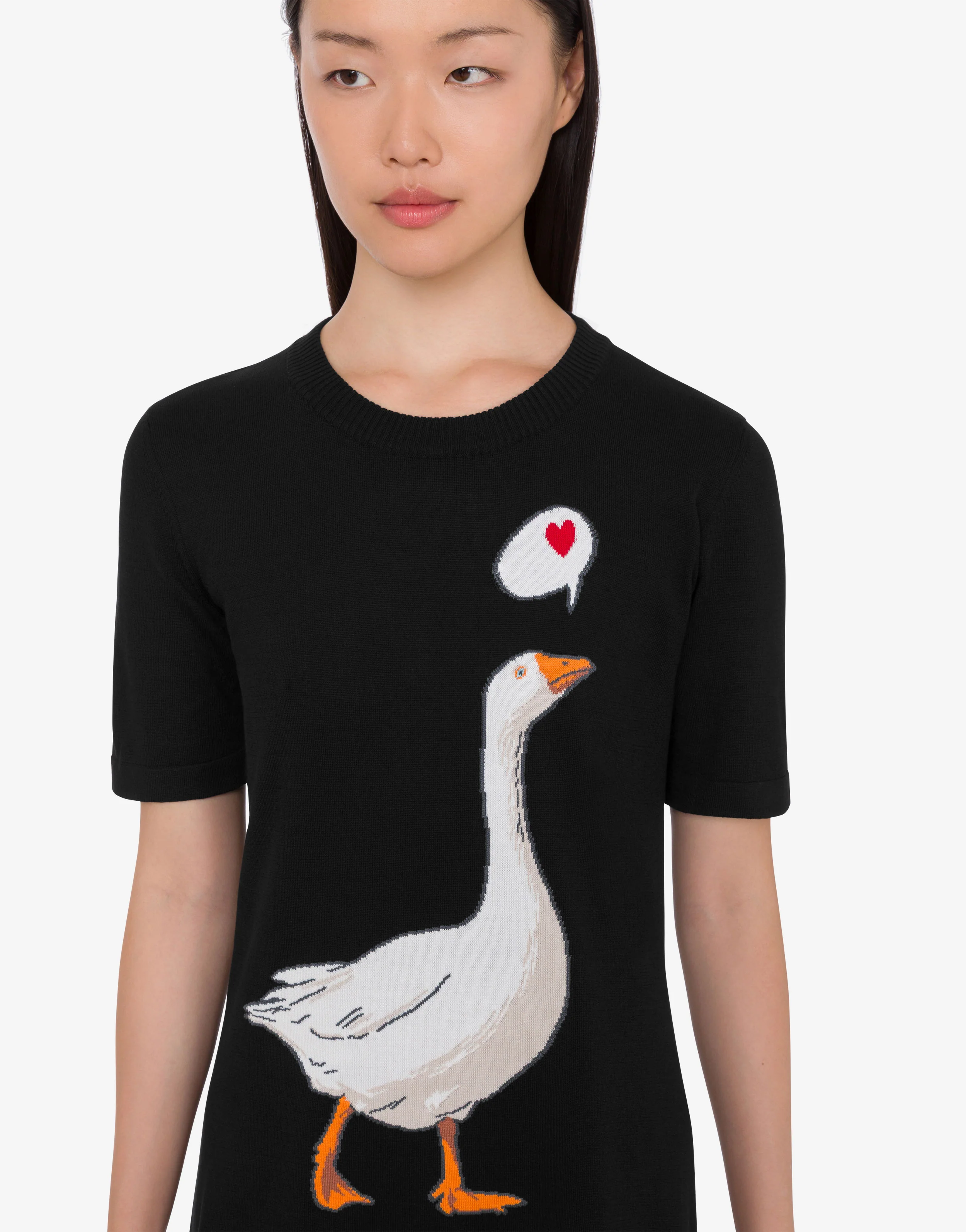 Abito in maglia di cotone Goose - Image 3