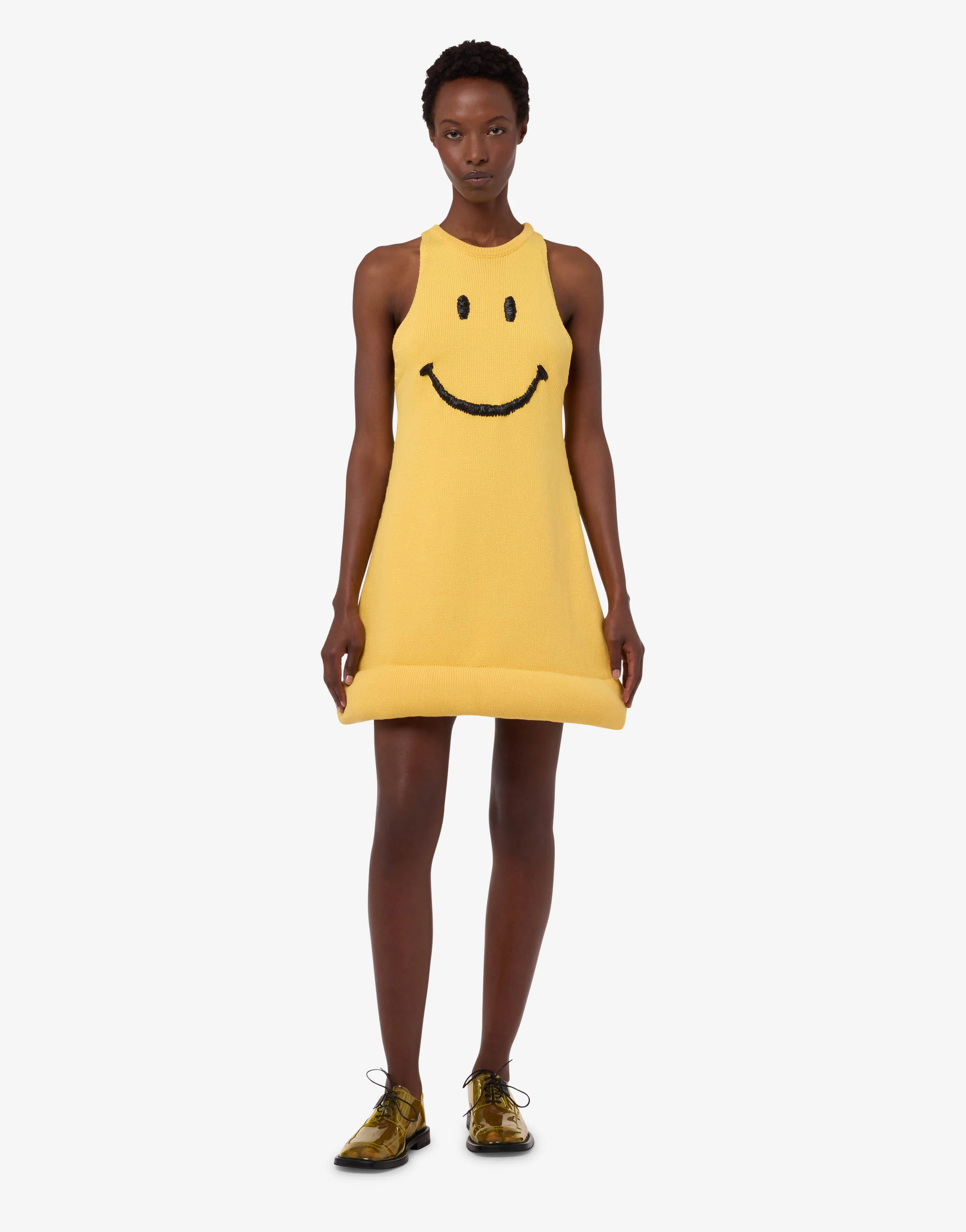 Abito in maglia di misto cotone organico Smiley®
