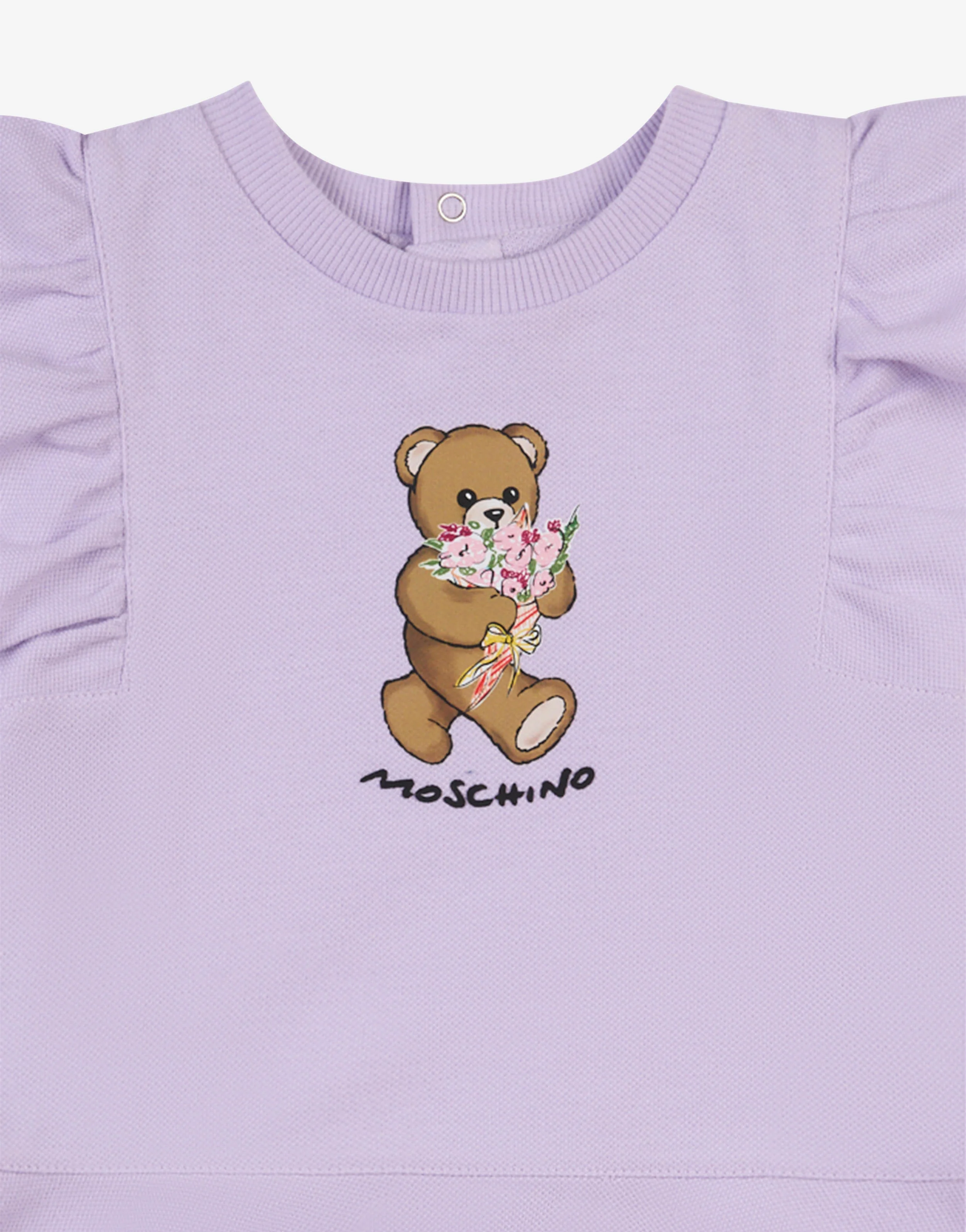 Abito in piquet di cotone Moschino Teddy Bear - Image 3