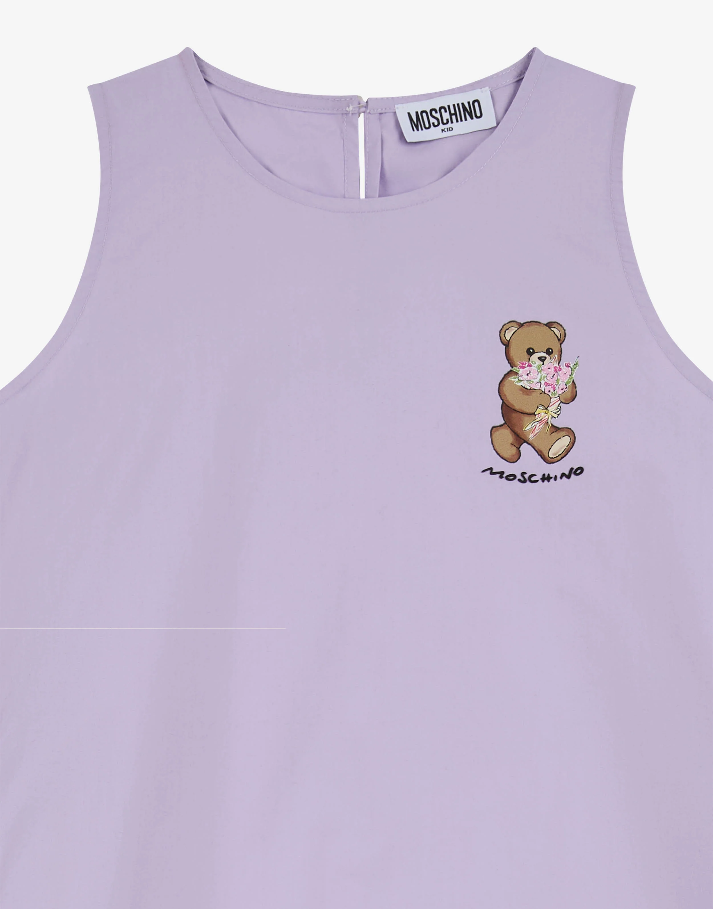 Abito in popeline di cotone Moschino Teddy Bear - Image 3