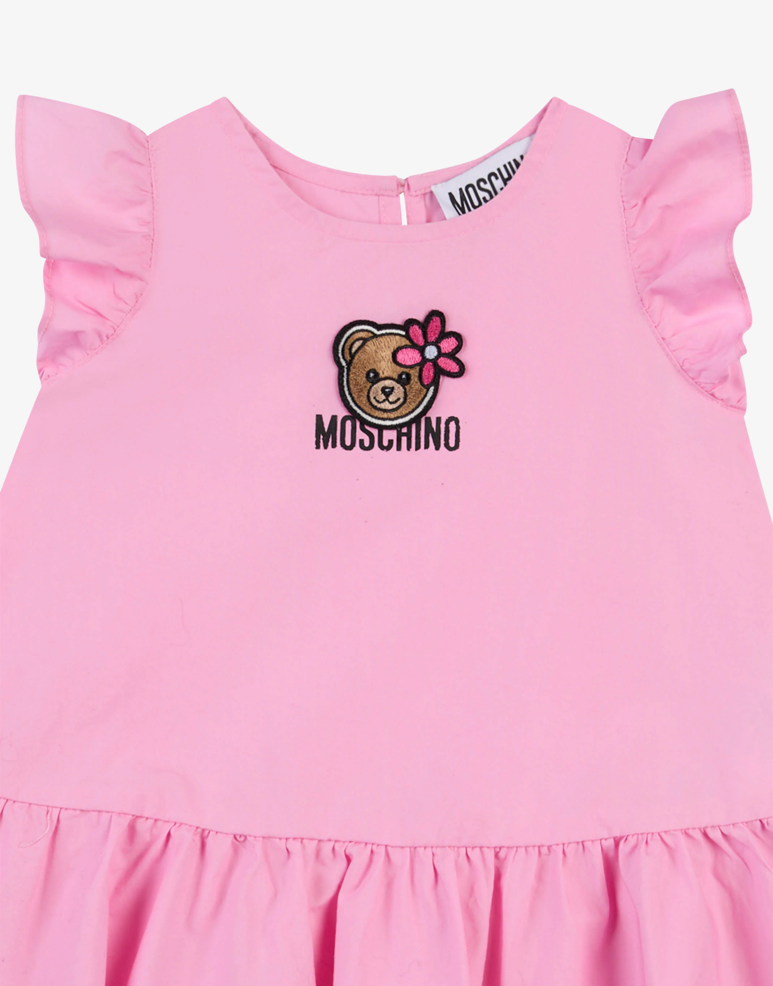 Abito in popeline di cotone Moschino Teddy Bear - Image 3