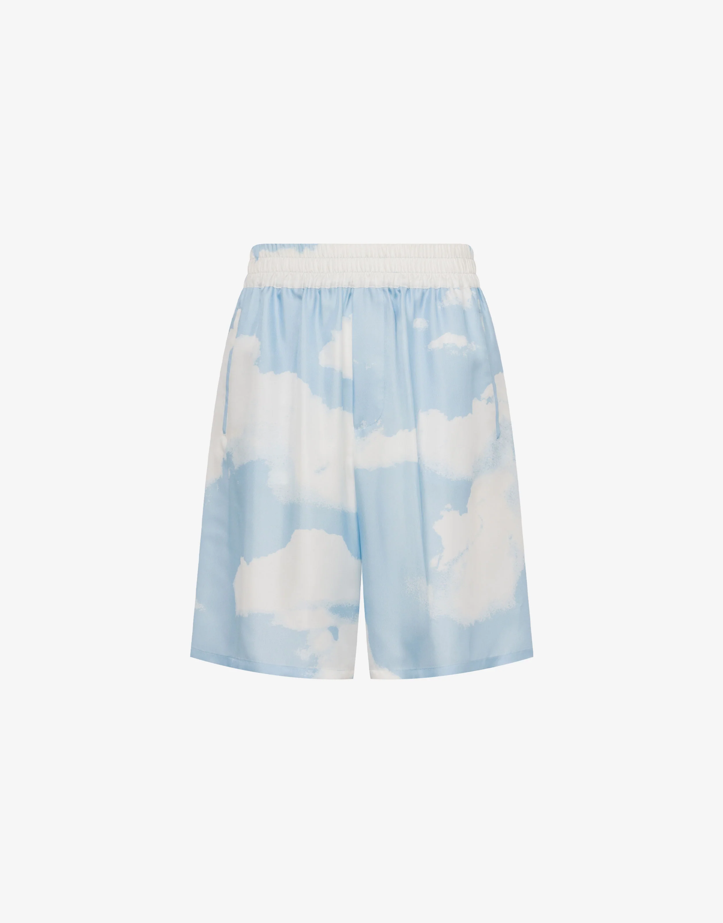 Bermuda in twill di seta Archive Clouds