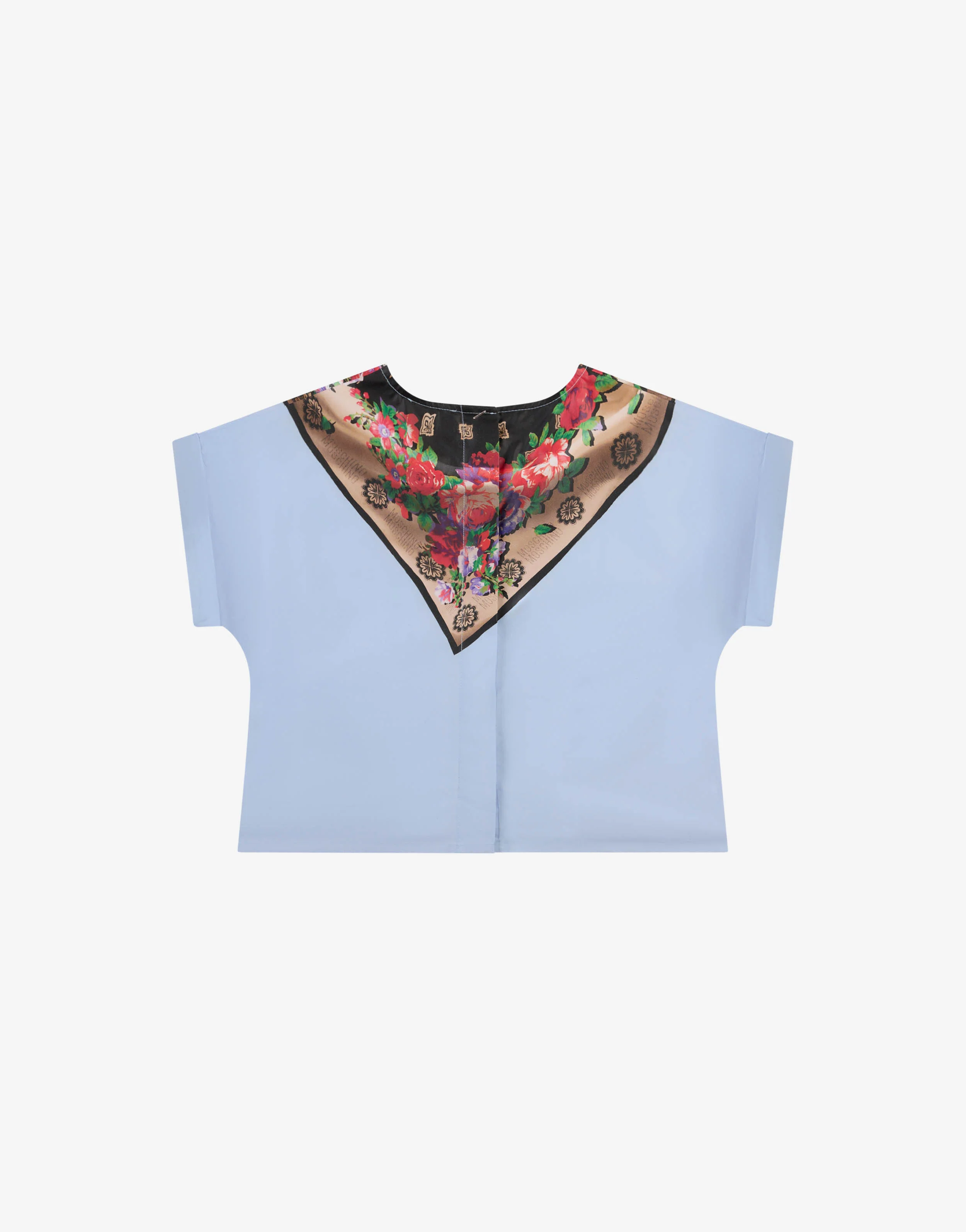Blusa in popeline di cotone stampata - Image 2