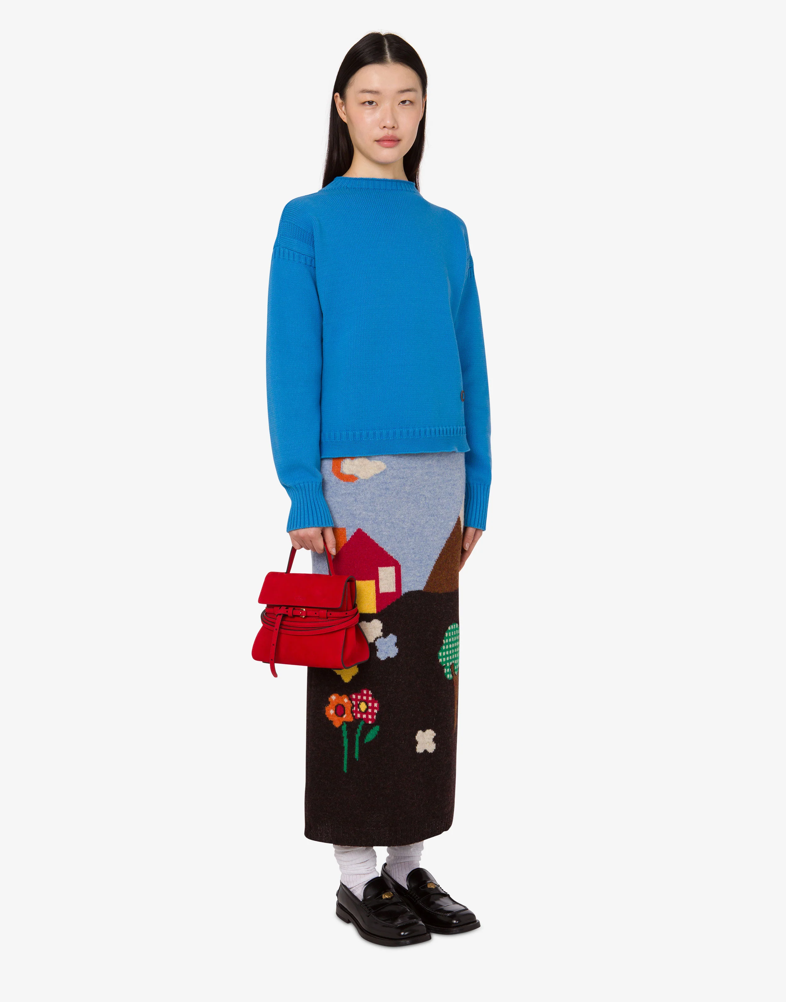 Borsa a a mano piccola Moschino Tie Me - Image 5