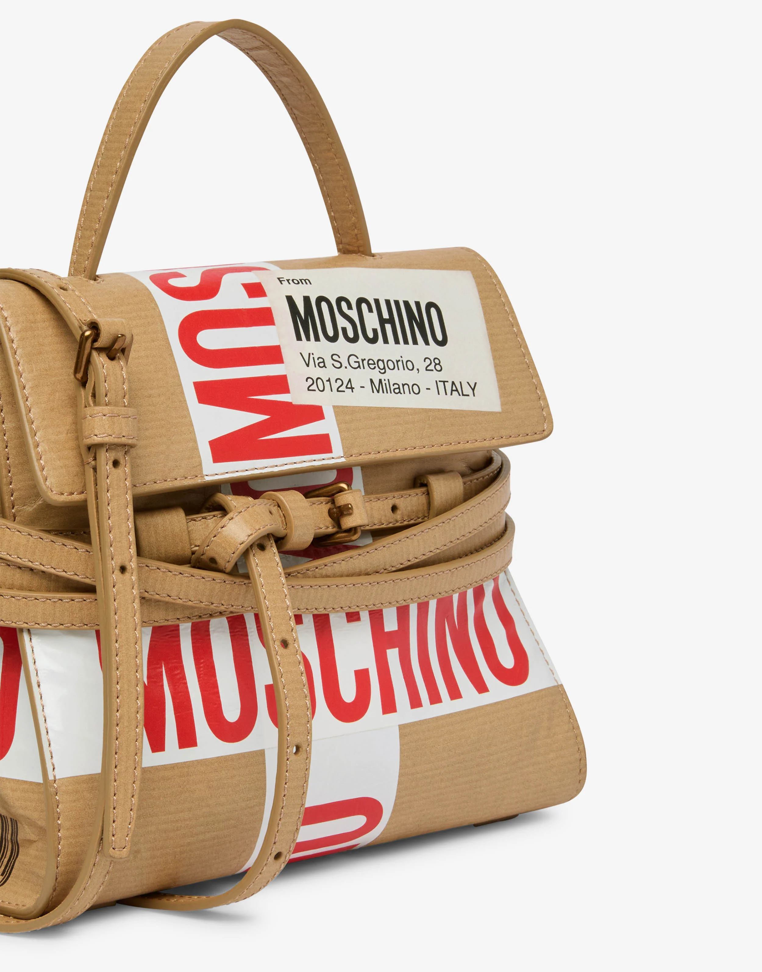 Borsa a mano piccola Moschino Tie Me - Image 4