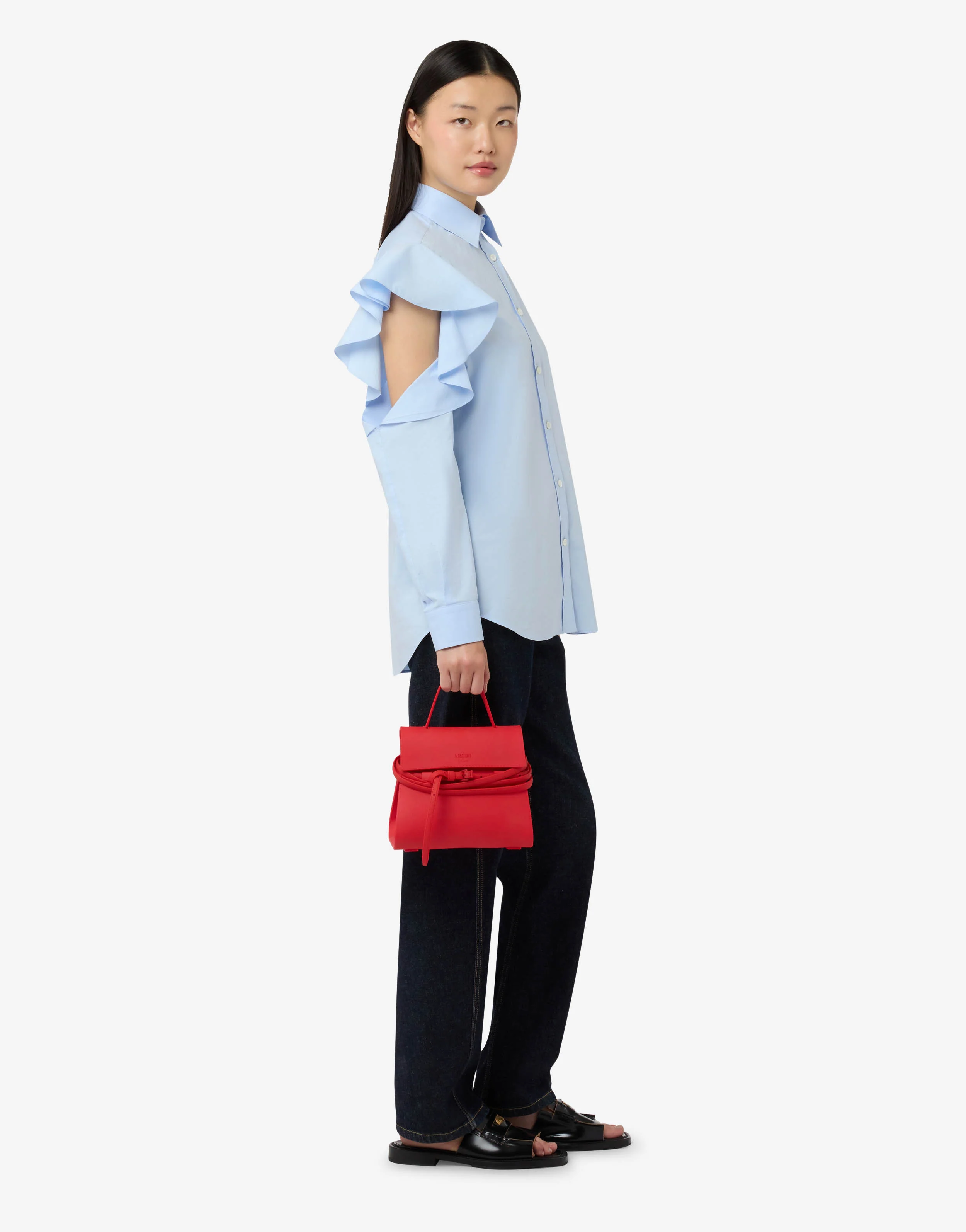 Borsa a mano piccola Moschino Tie Me - Image 5