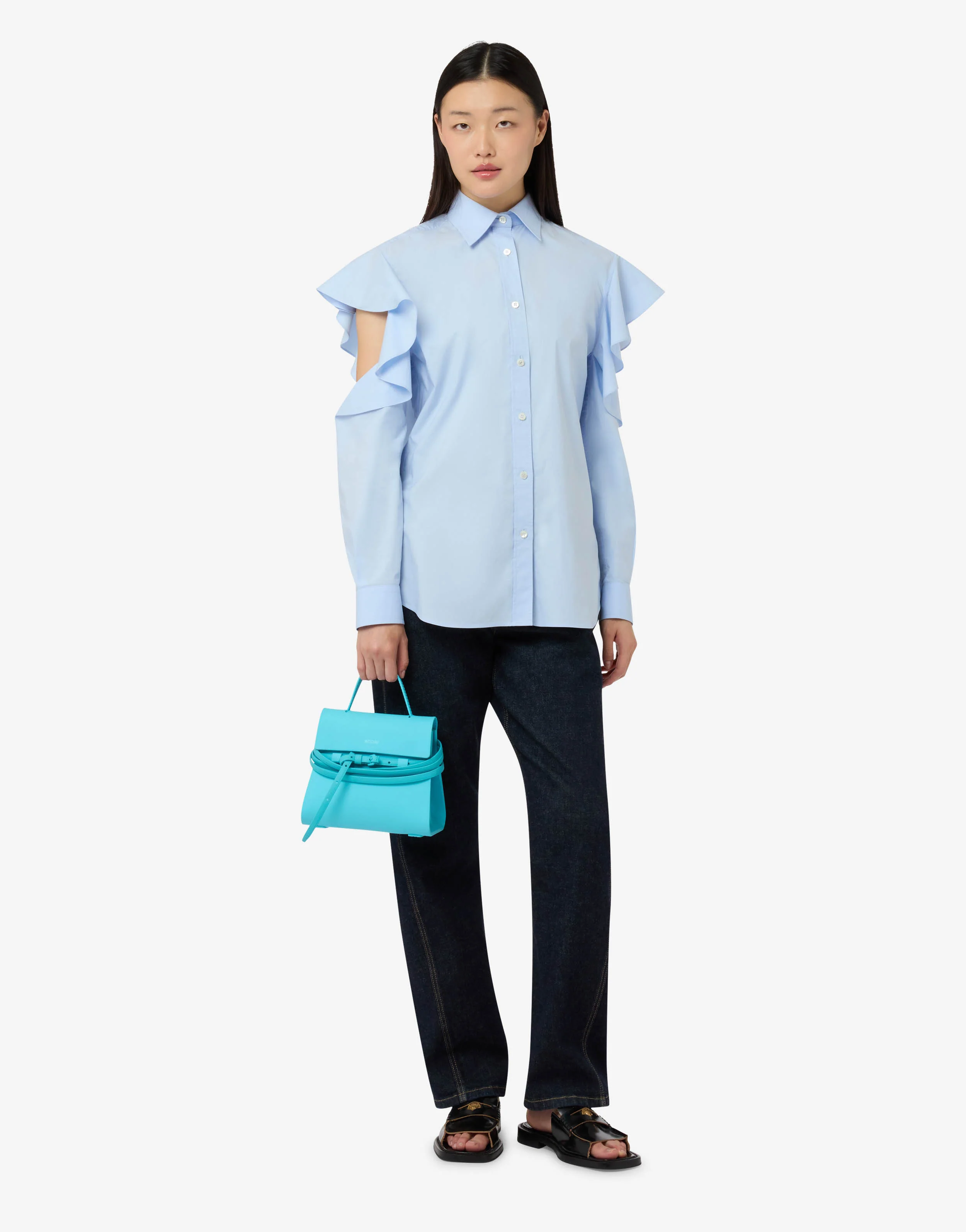 Borsa a mano piccola Moschino Tie Me - Image 5
