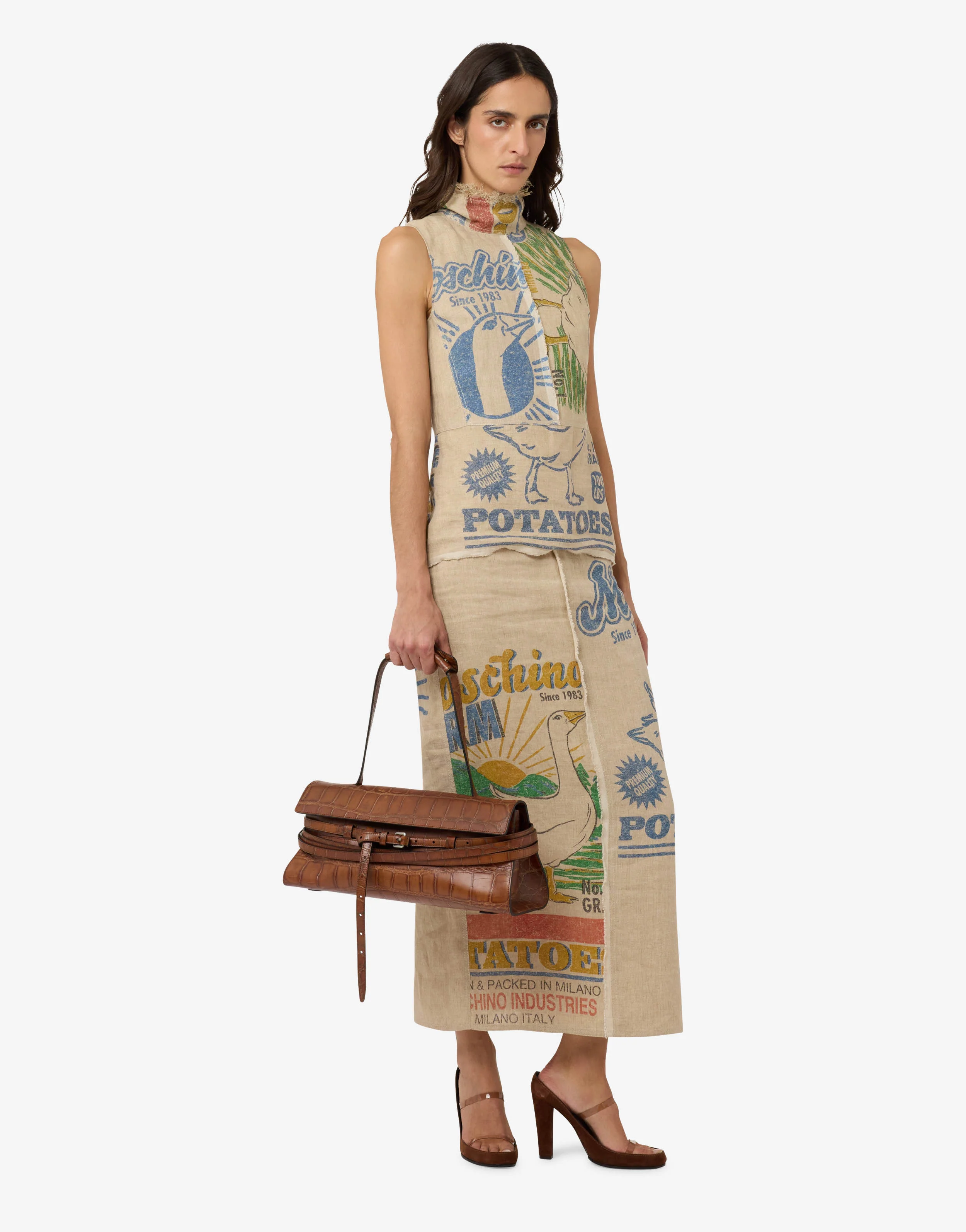 Borsa a spalla Moschino Tie Me - Image 5