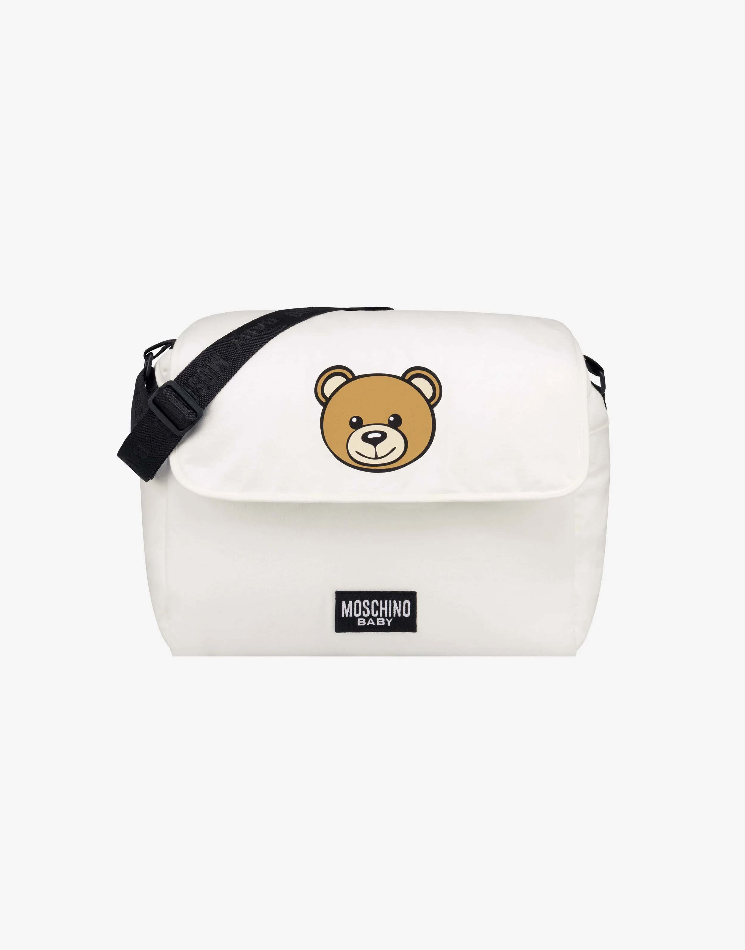 Borsa mamma in felpa con patch