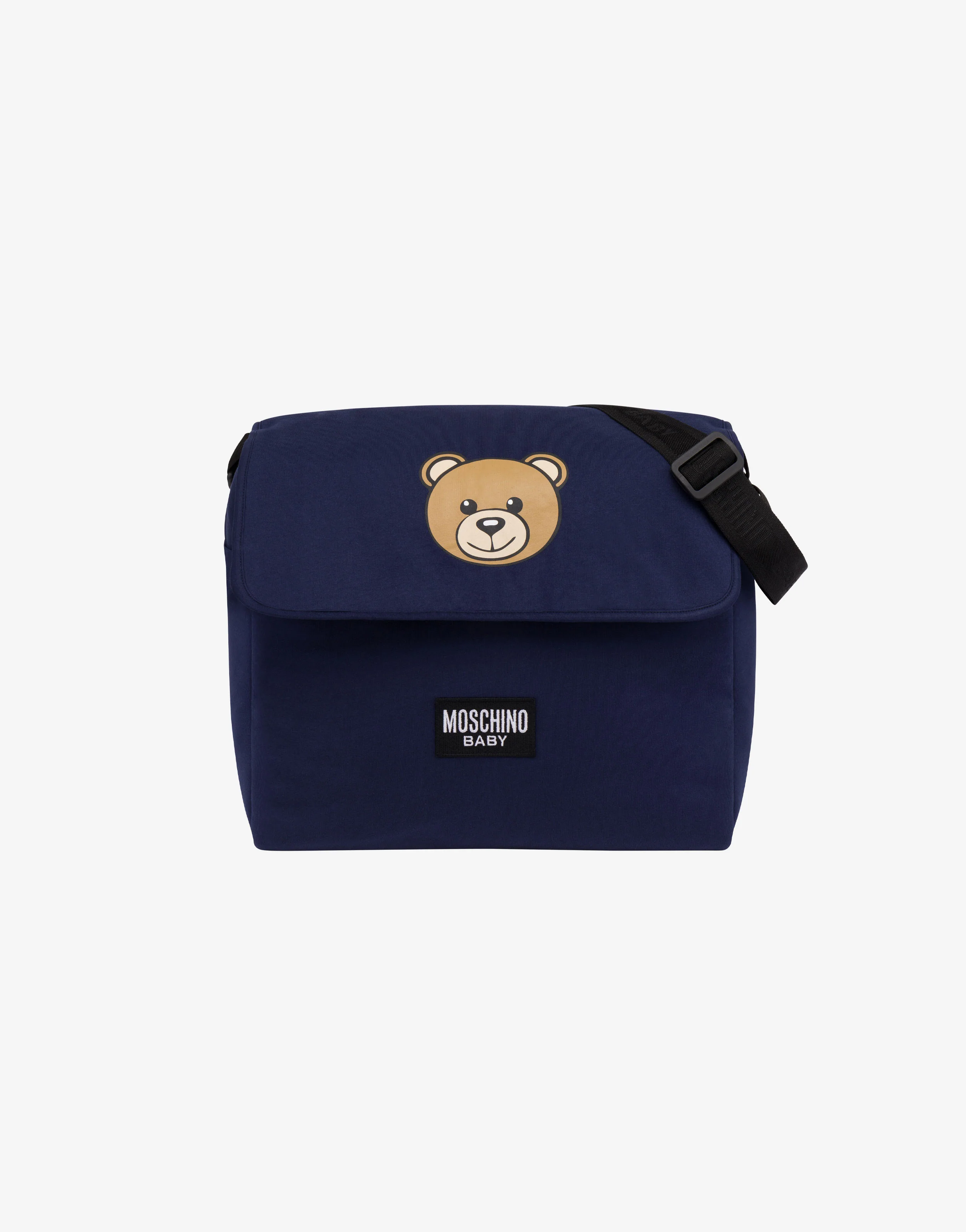 Borsa mamma in felpa con patch