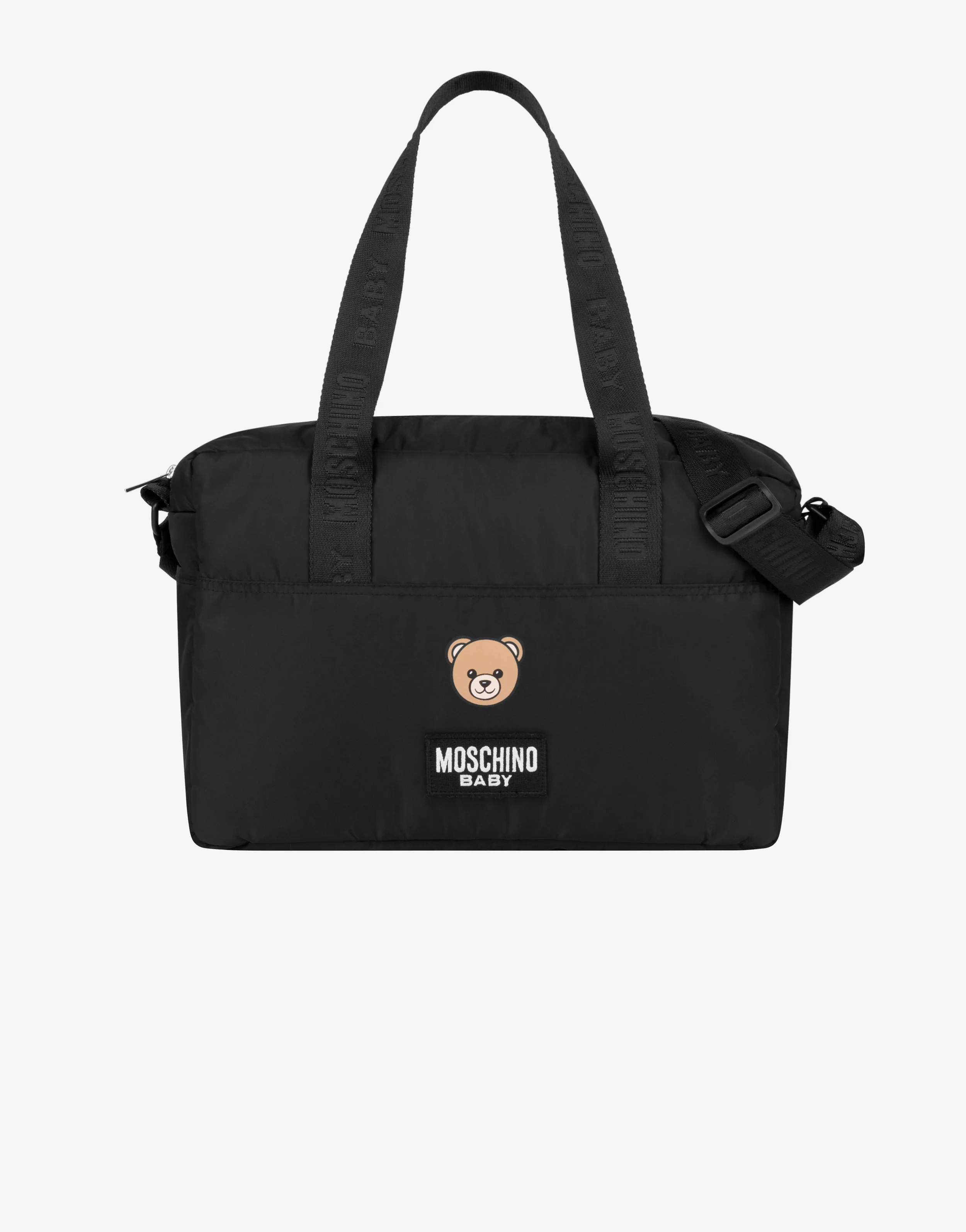 Borsa mamma in nylon con fasciatoio Moschino Teddy Bear