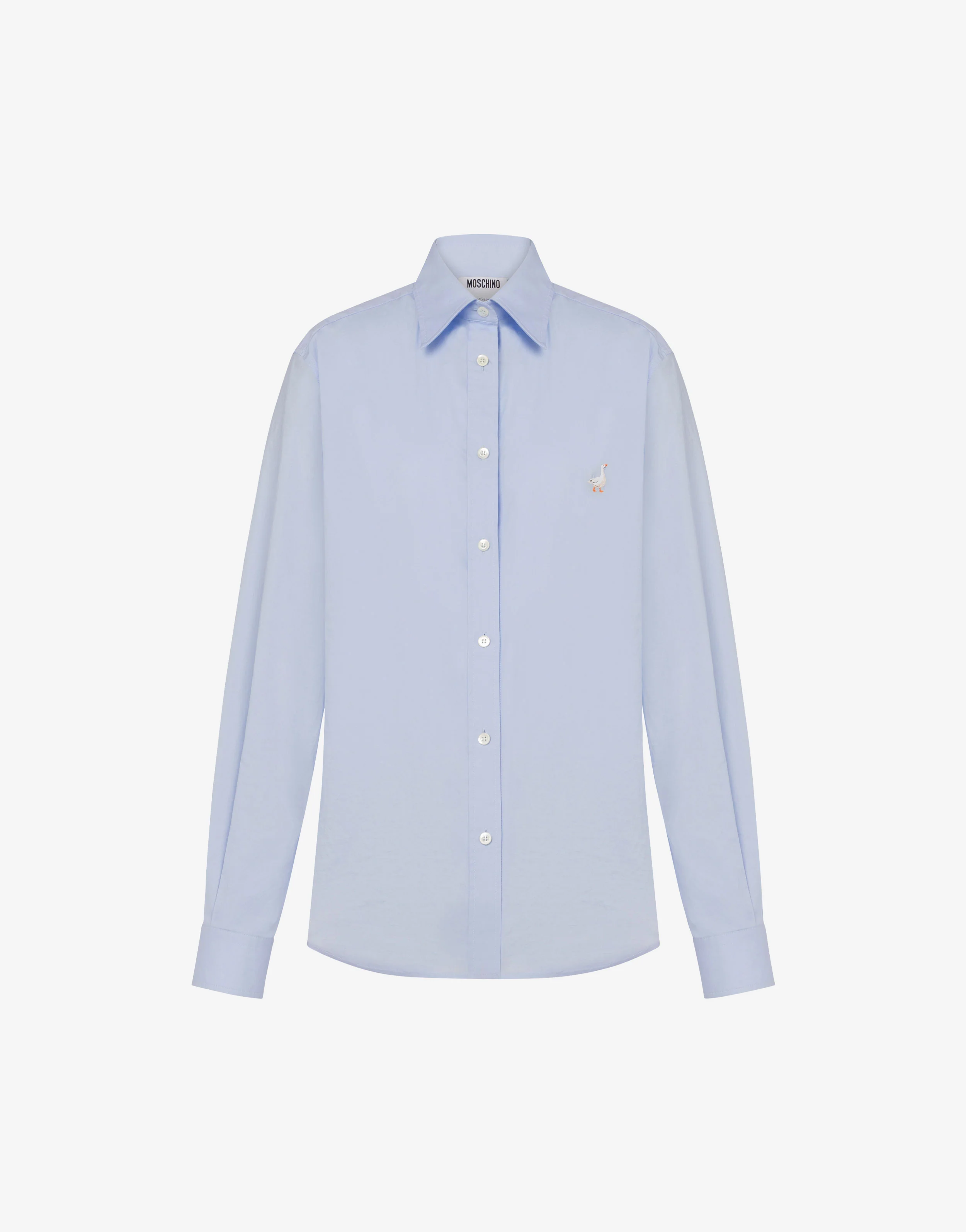 Camicia in popeline di cotone Goose - Image 5
