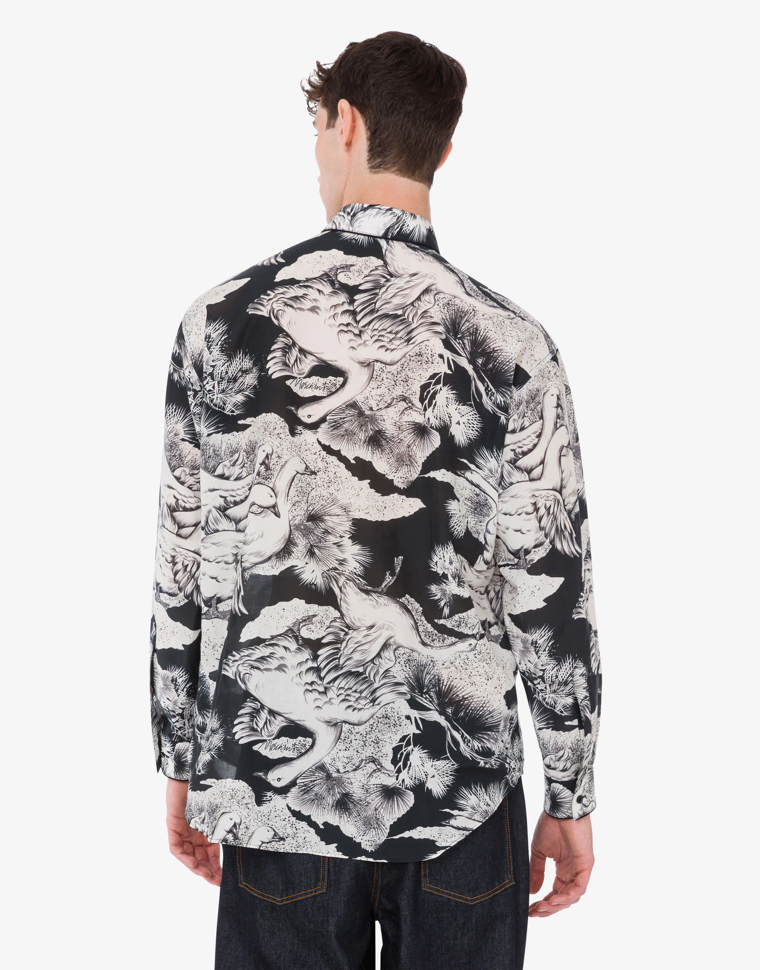 Camicia in popeline di cotone leggero Goose - Image 3