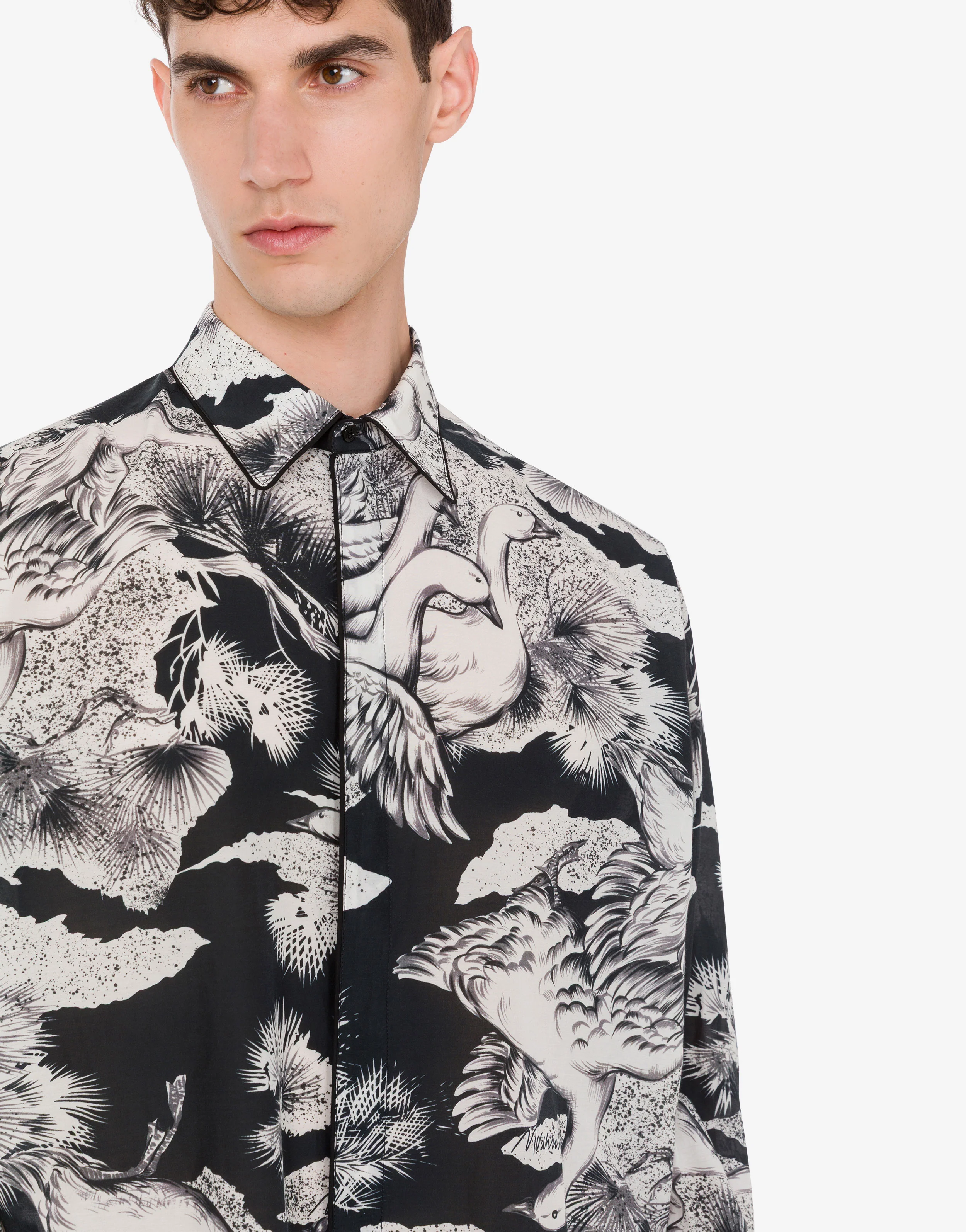 Camicia in popeline di cotone leggero Goose - Image 5