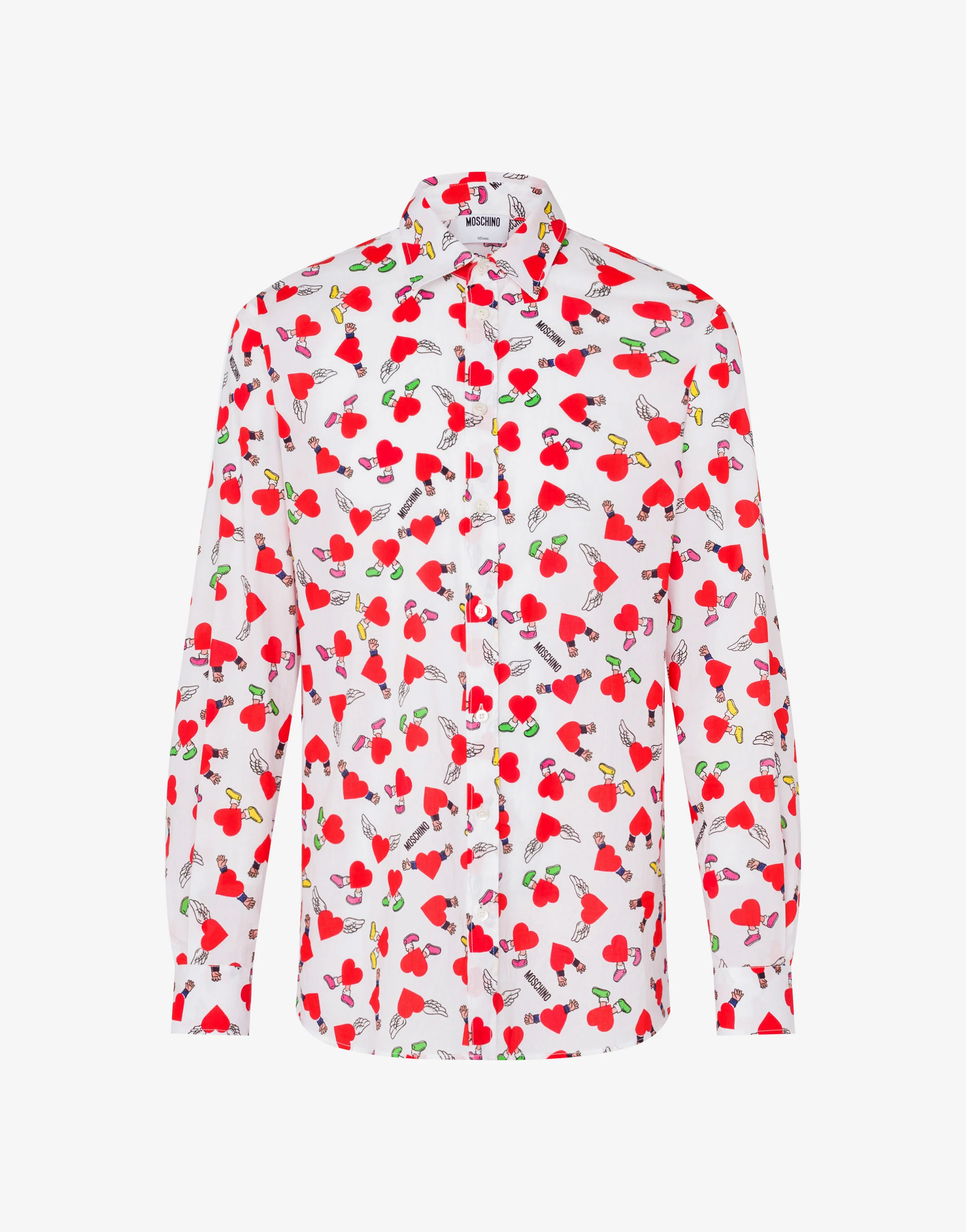 Camicia in popeline di cotone leggero stampata - Image 5