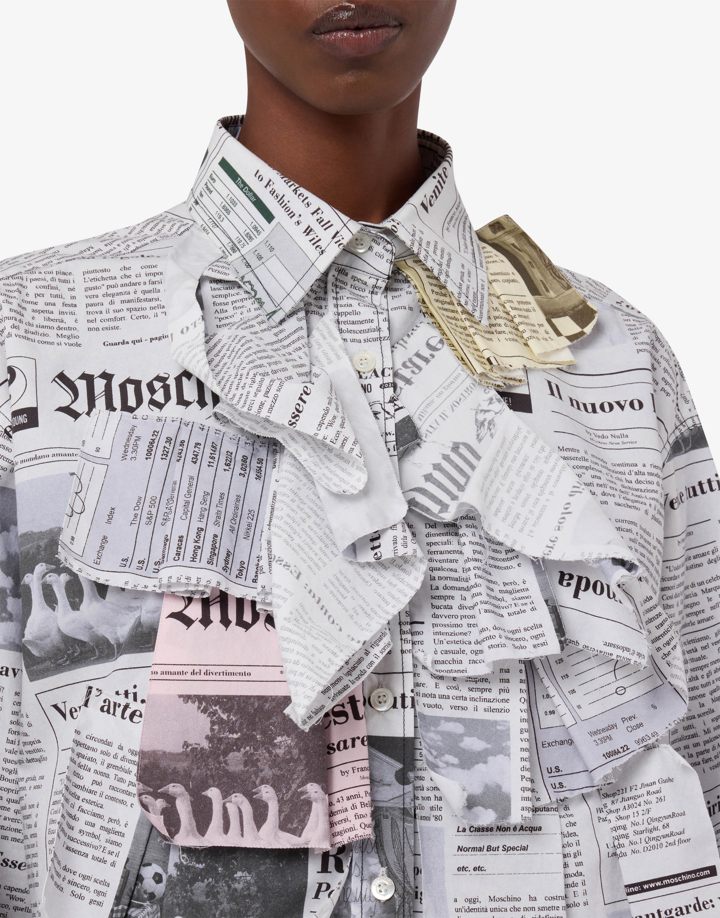 Camicia in popeline di cotone stampata - Image 3
