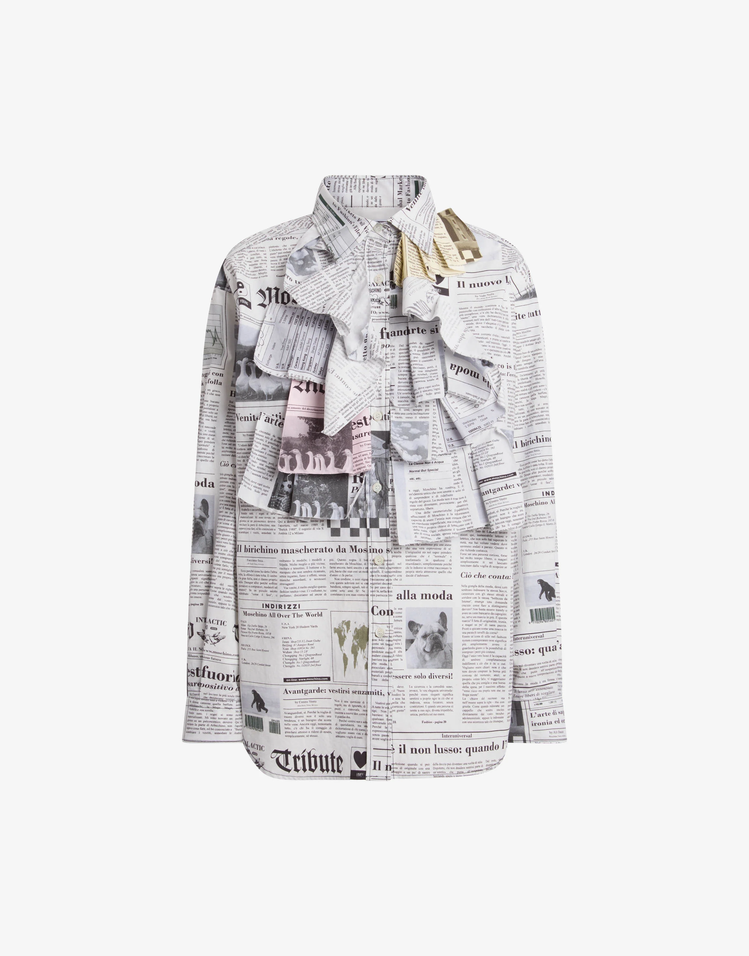 Camicia in popeline di cotone stampata - Image 5