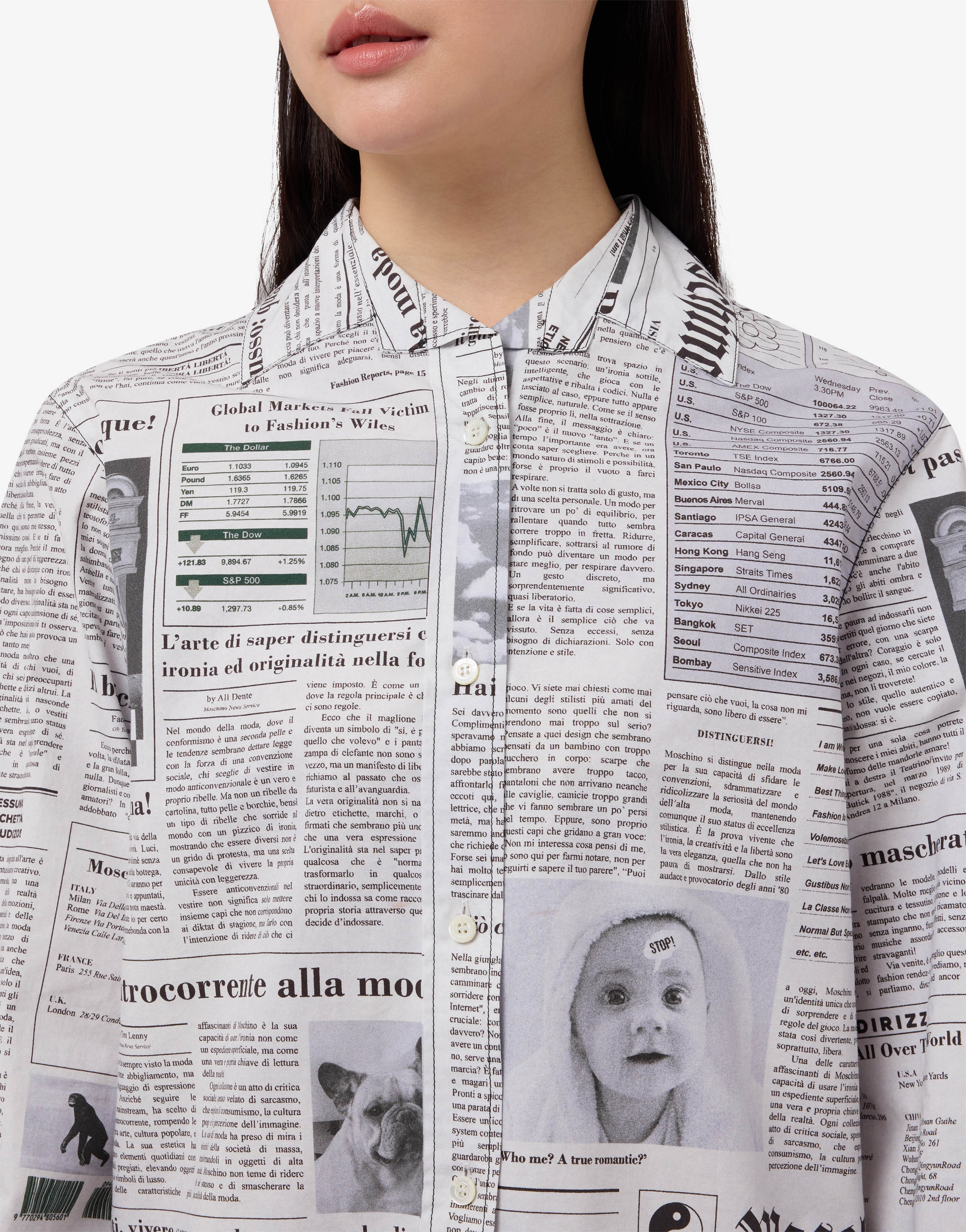 Camicia in popeline di cotone stampata - Image 3