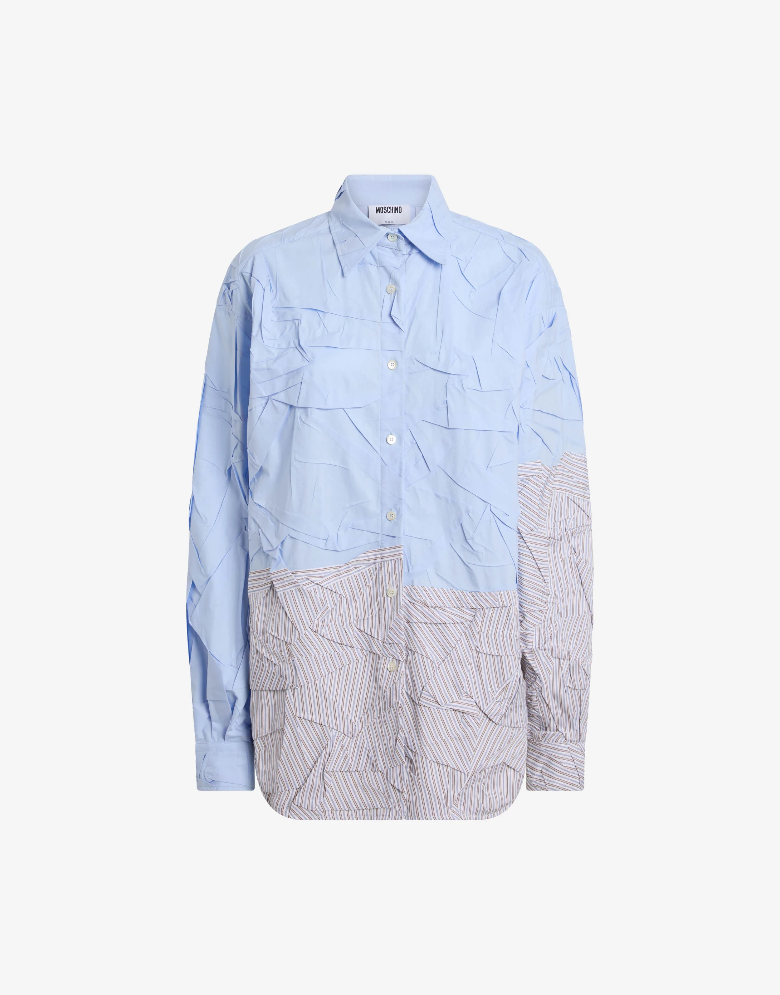 Camicia in popeline di cotone stretch - Image 5