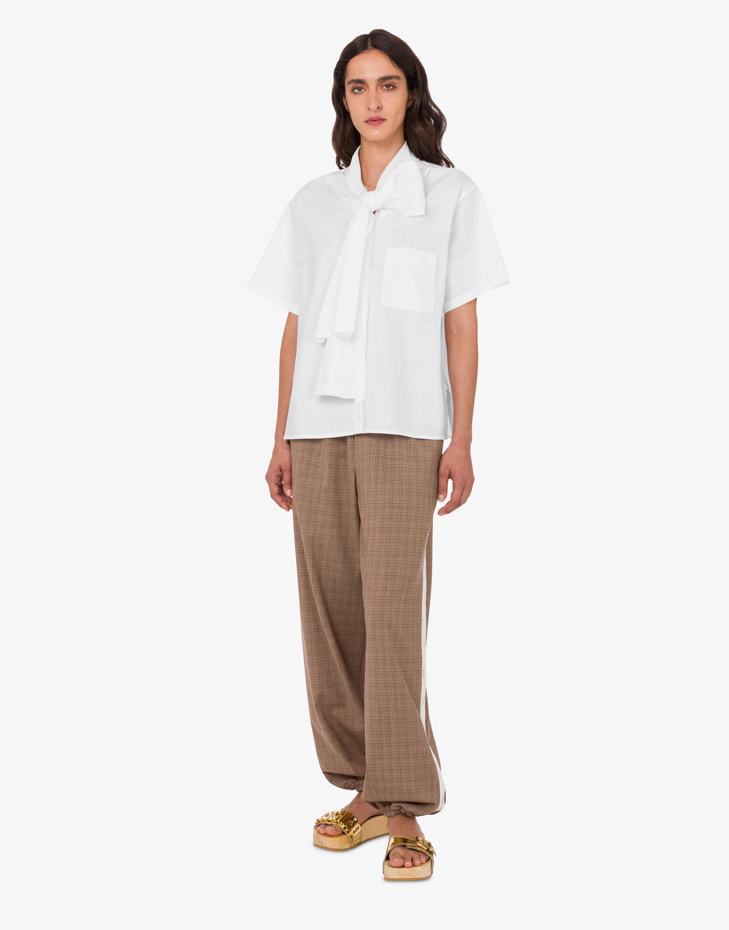 Camicia in popeline di cotone stretch - Image 3