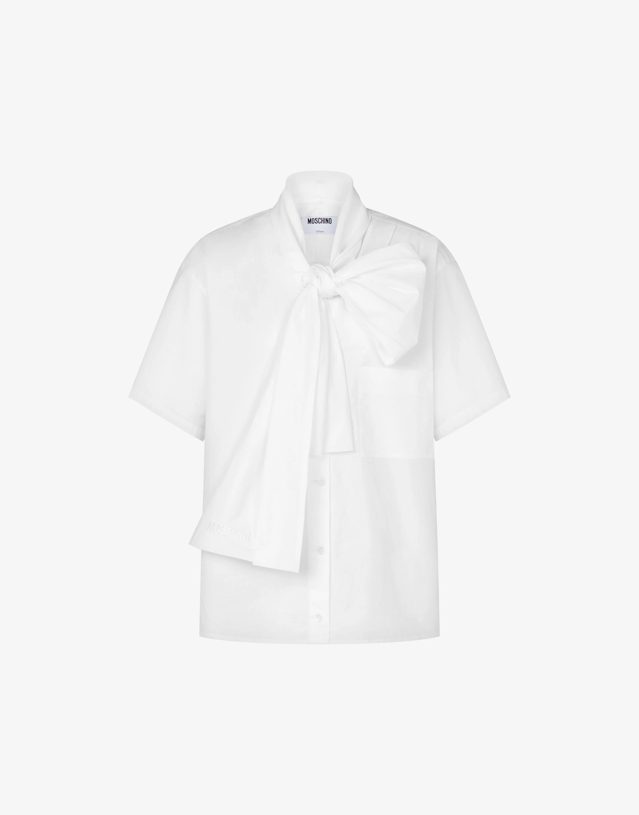 Camicia in popeline di cotone stretch - Image 5