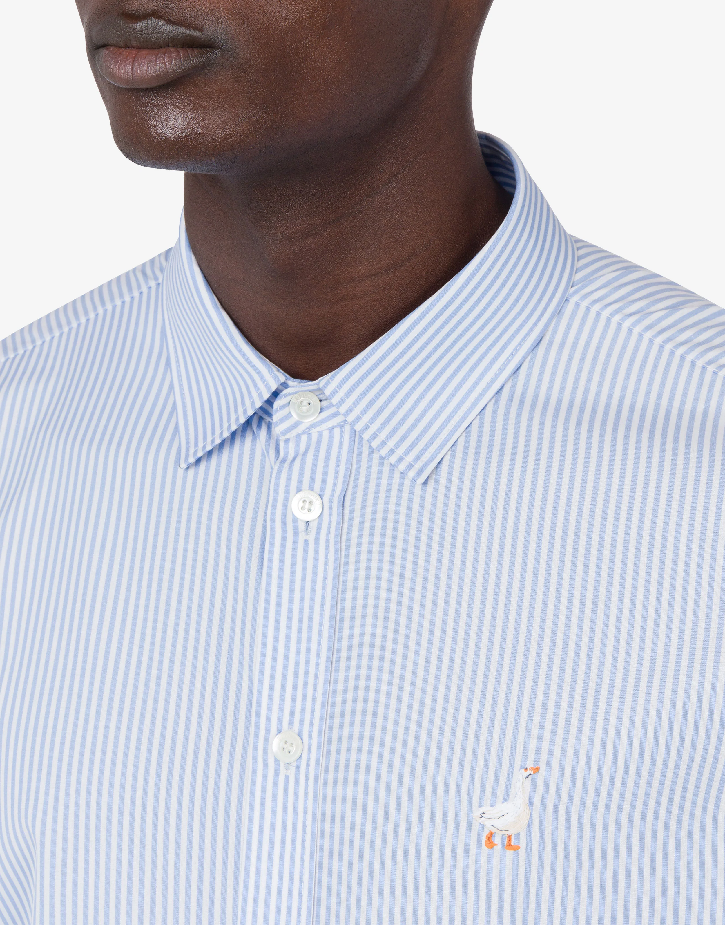 Camicia in popeline Goose Embroidery - Image 4