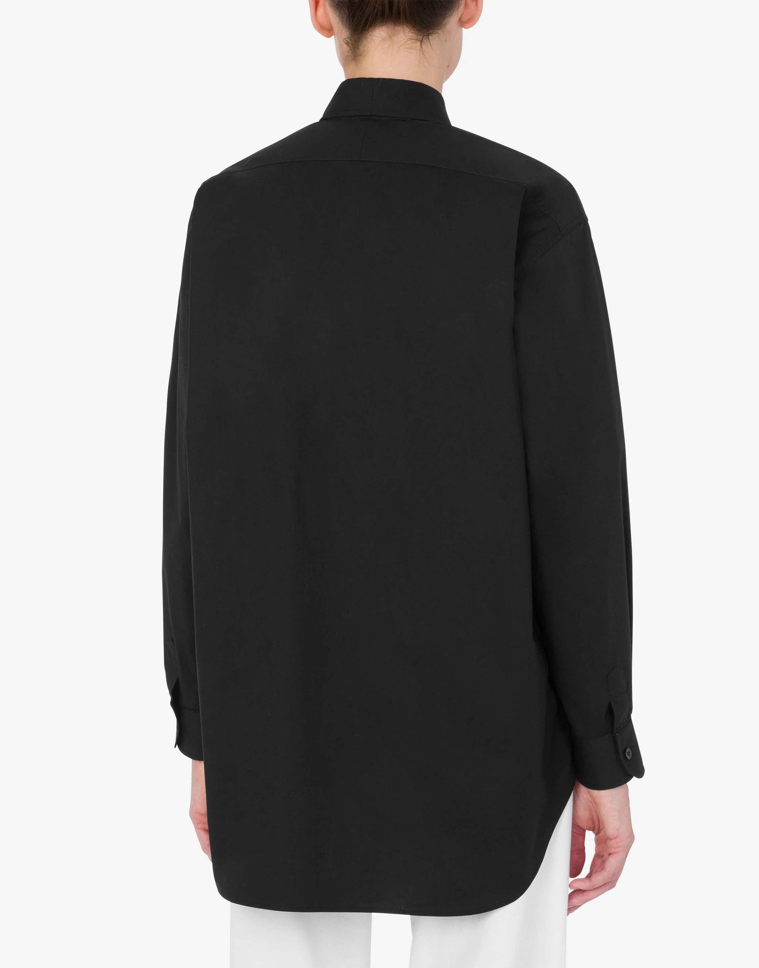 Camicia in popeline stretch - Image 3
