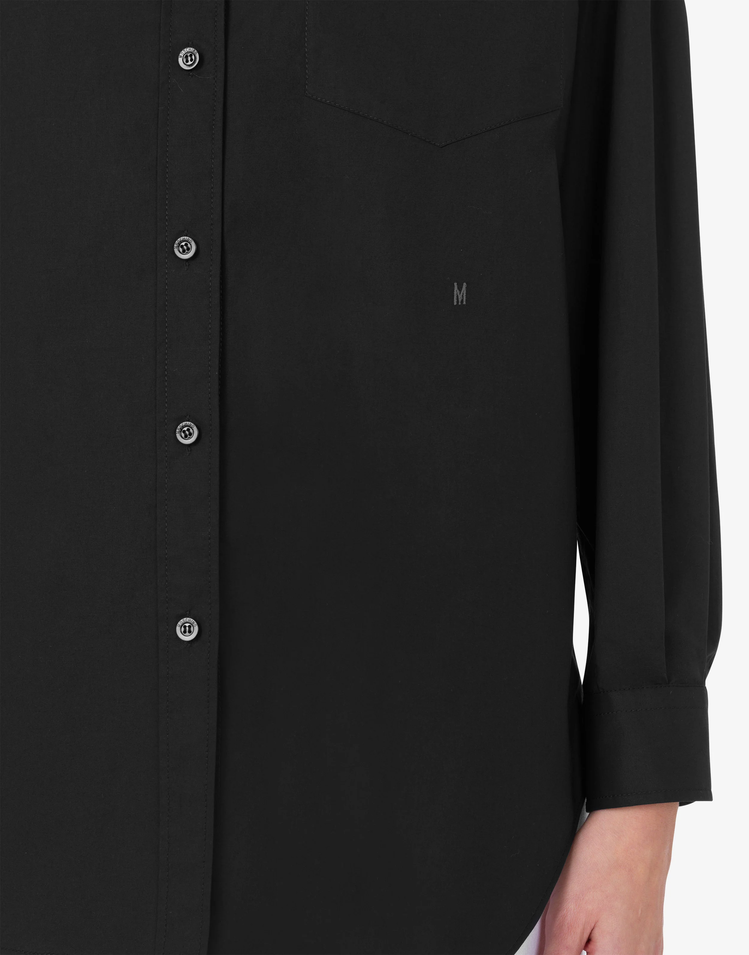Camicia in popeline stretch - Image 4