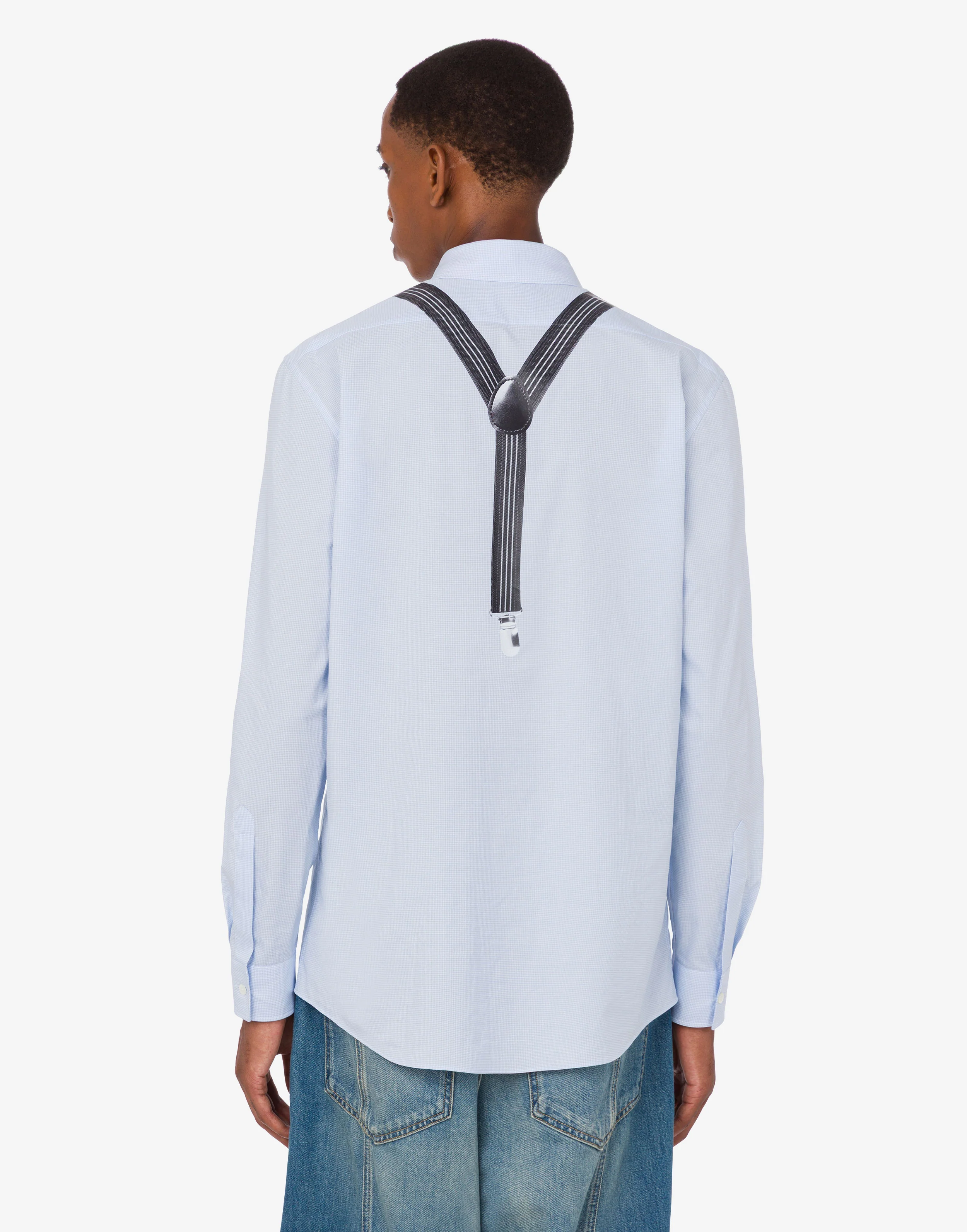 Camicia in vichy di cotone stampata - Image 2