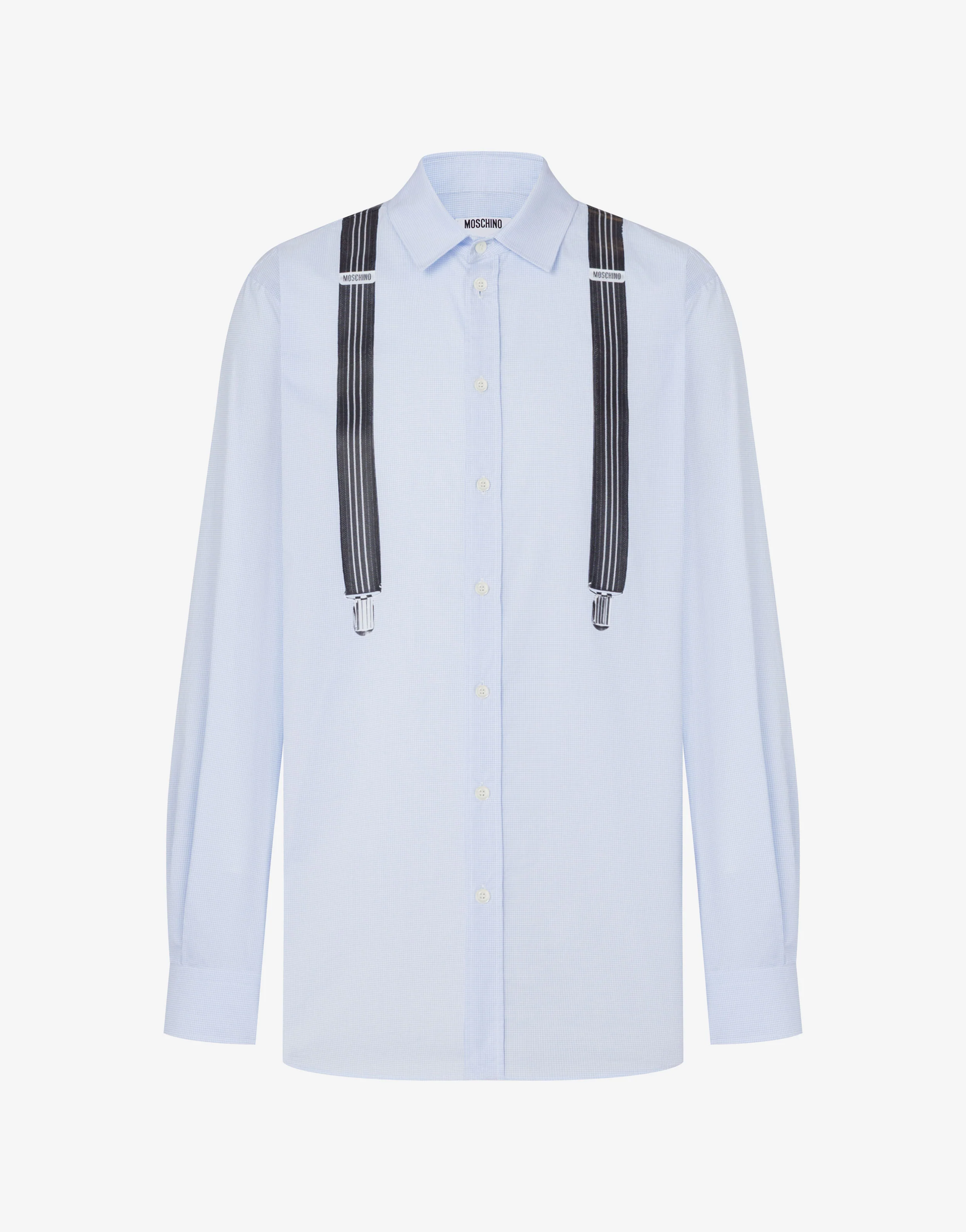 Camicia in vichy di cotone stampata - Image 4