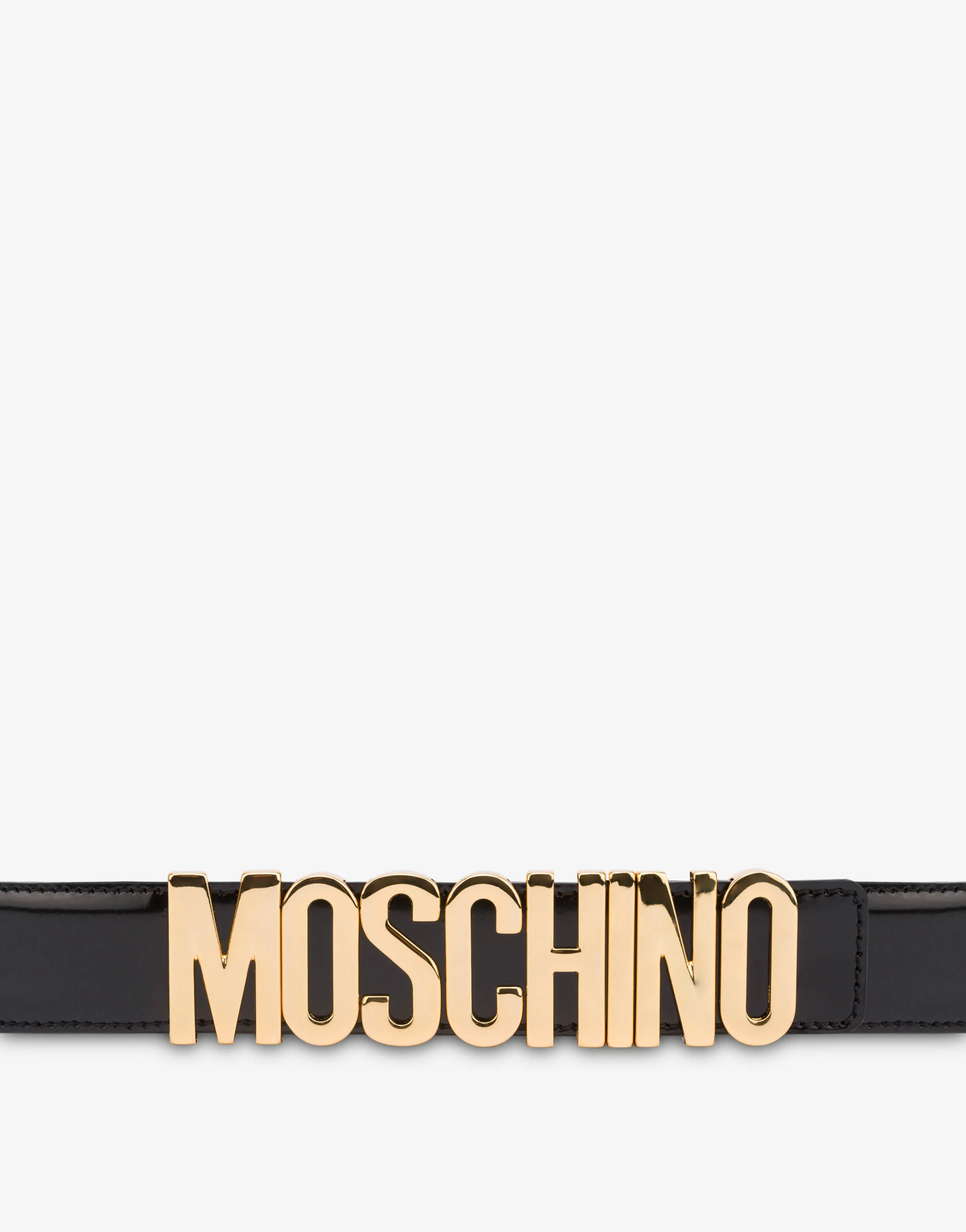 Cintura in pelle con logo - Image 3