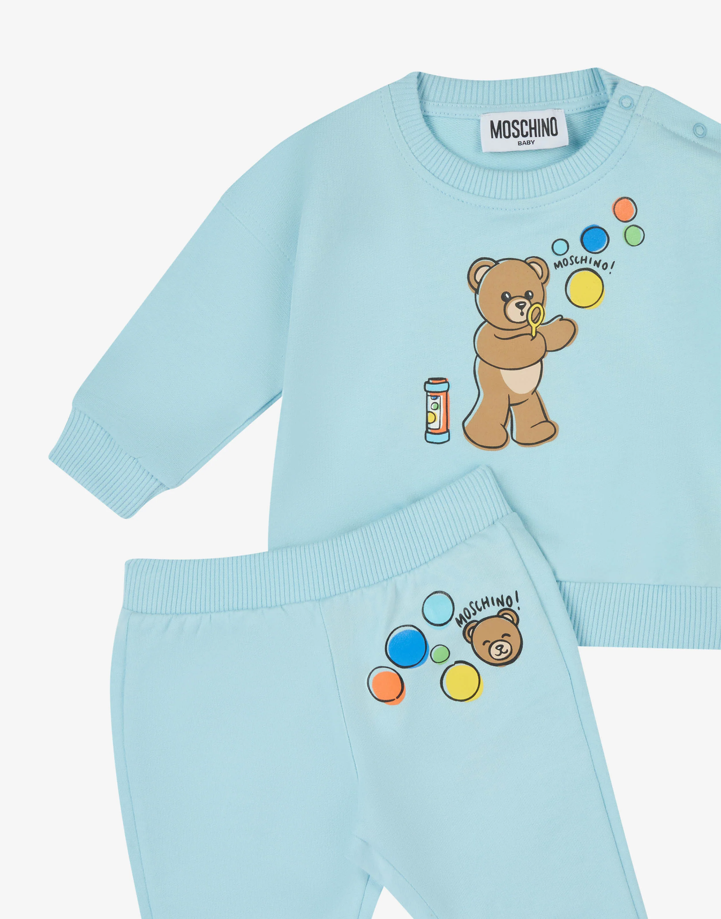 Completo in felpa di cotone Moschino Teddy Bear - Image 3