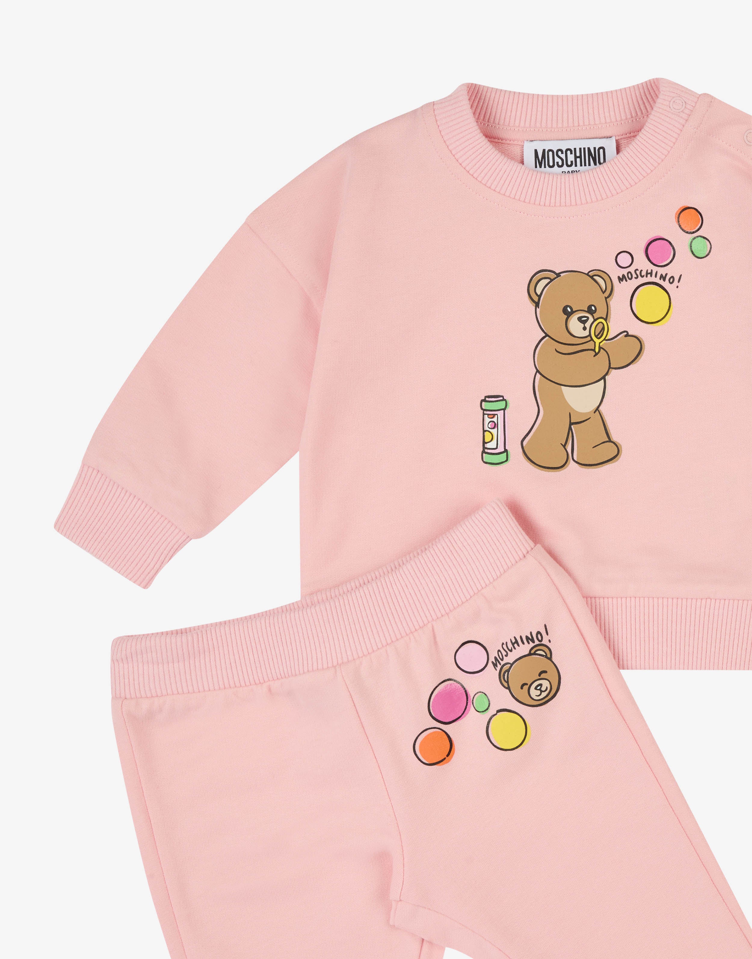 Completo in felpa di cotone Moschino Teddy Bear - Image 3