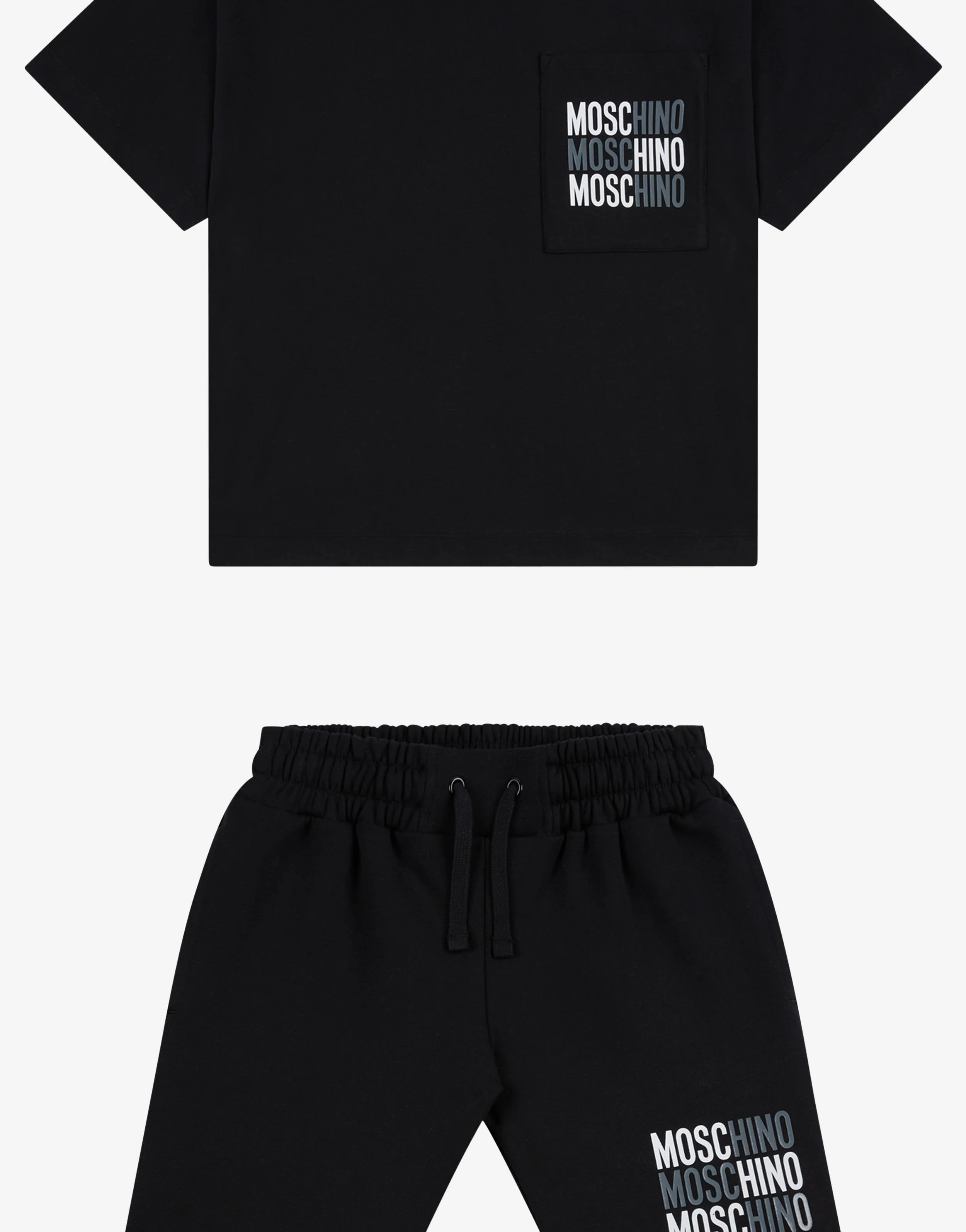 Completo maxi t-shirt e short stampati - Image 3