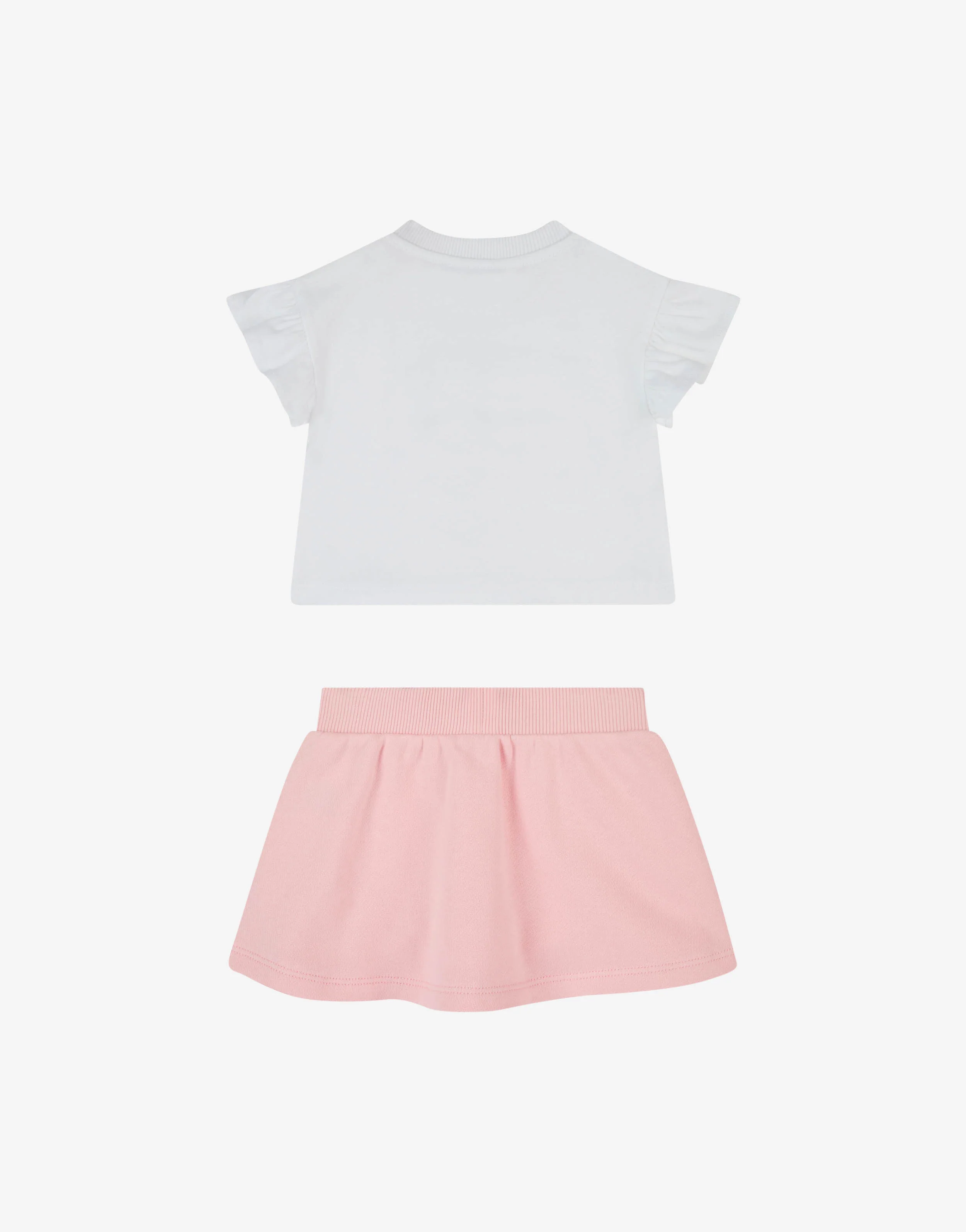 Completo t-shirt e gonna in jersey di cotone e felpa - Image 2