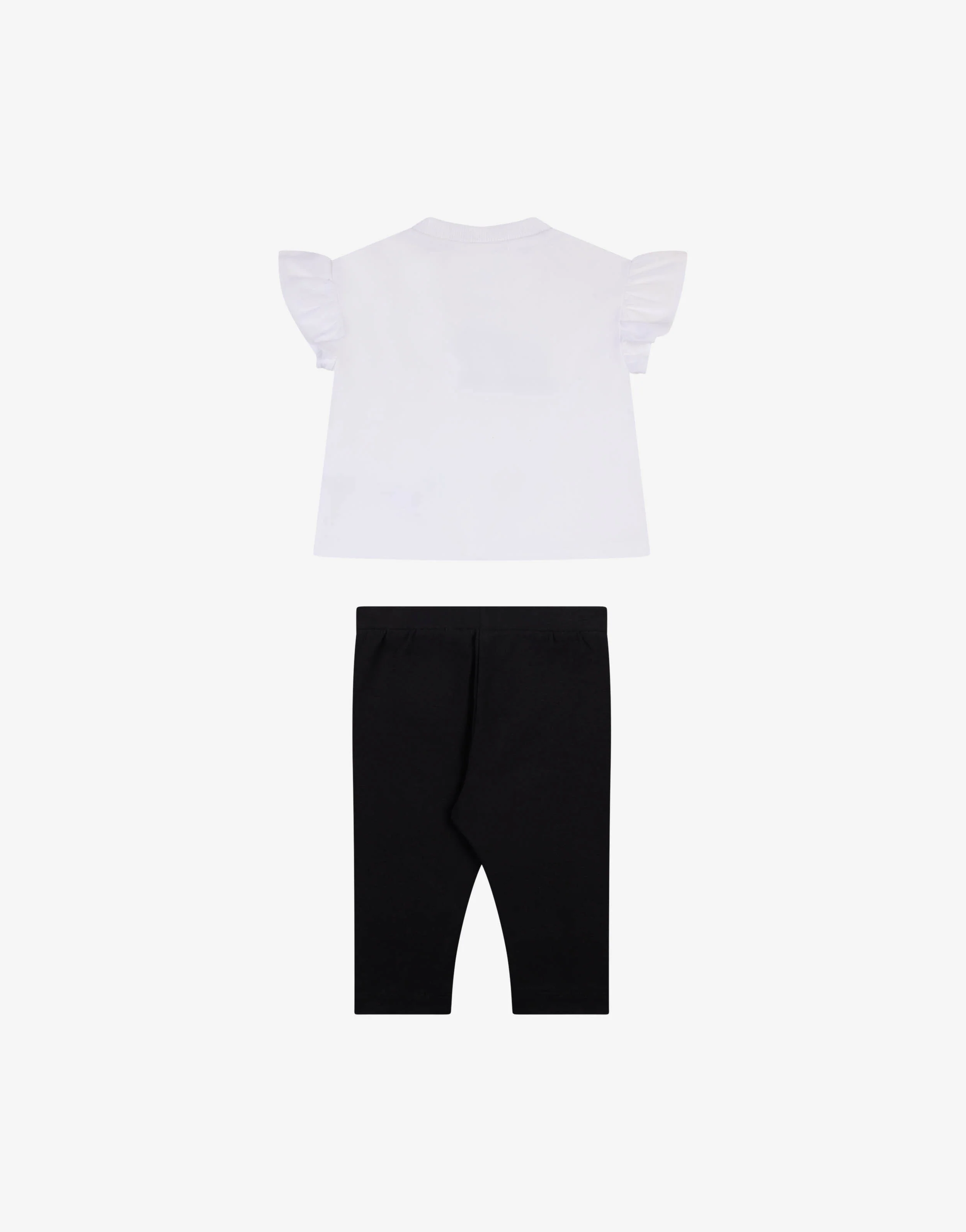 Completo t-shirt e leggings in jersey di cotone - Image 2