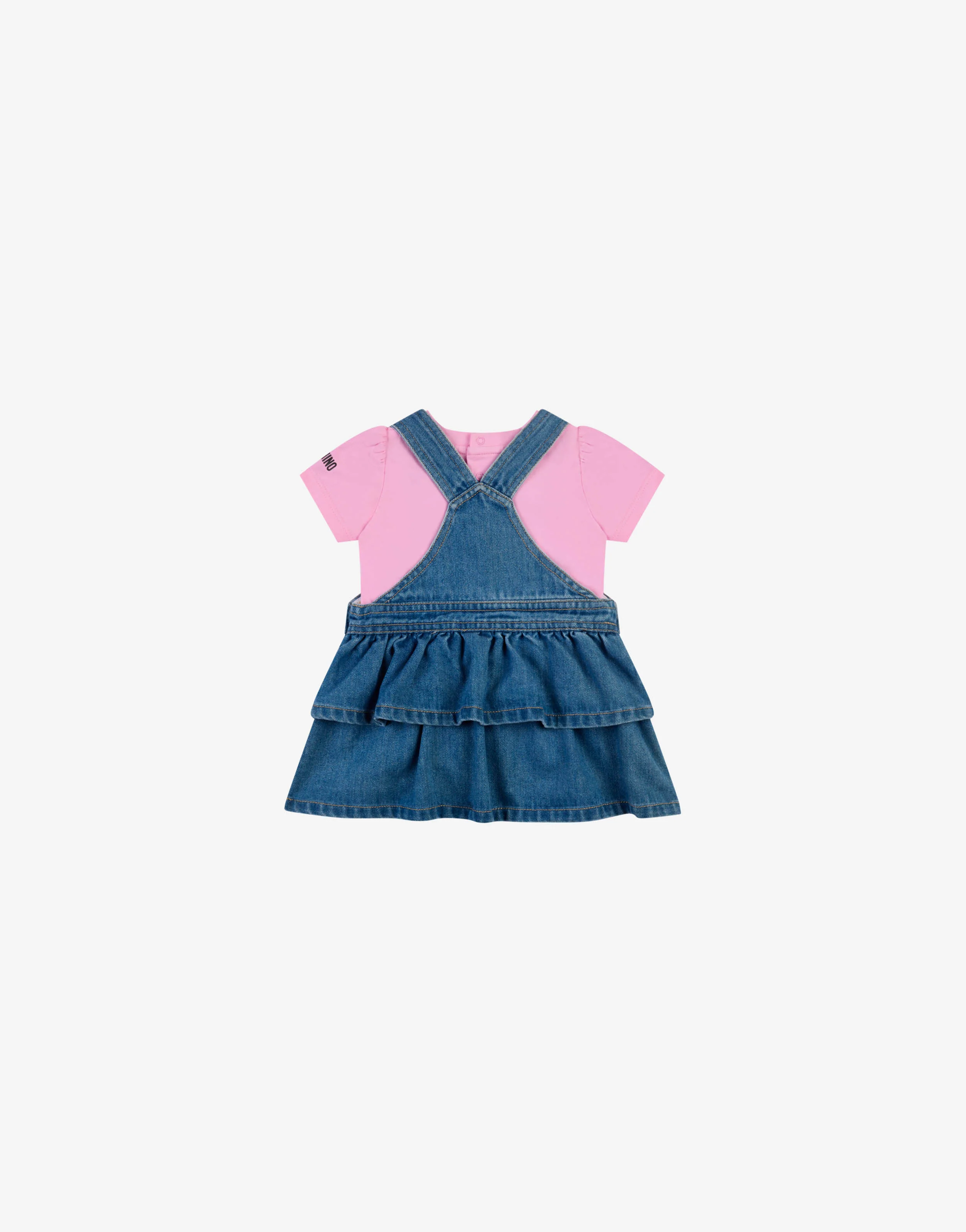 Completo t-shirt e salopette Moschino Teddy Bear - Image 2