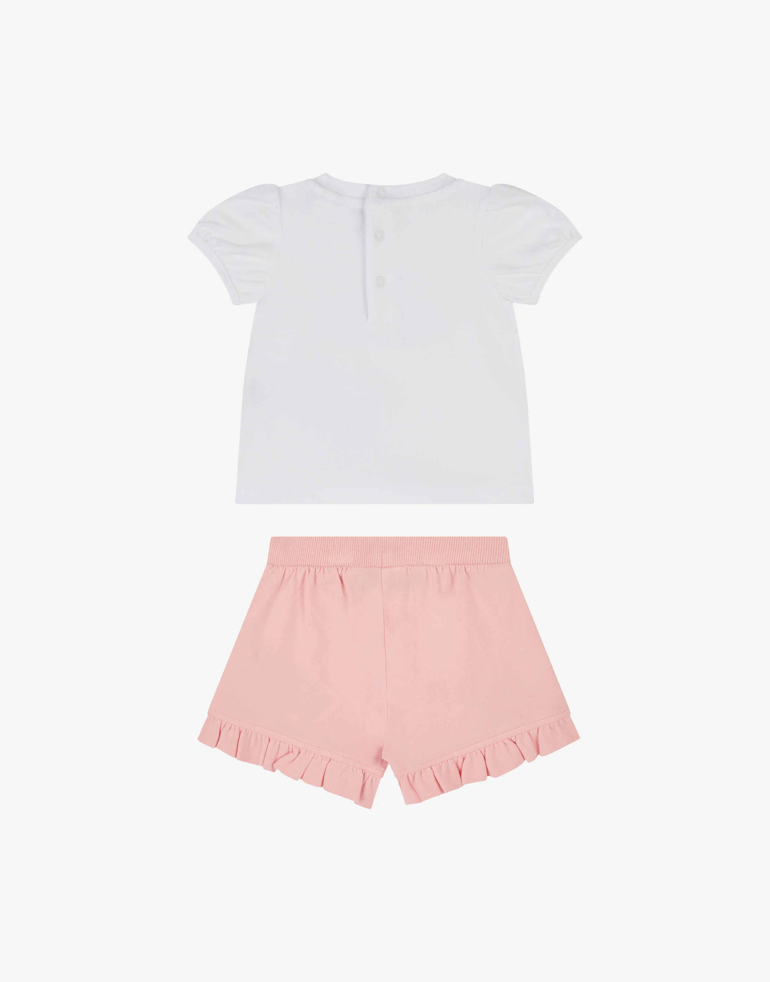 Completo t-shirt e short in jersey di cotone - Image 2