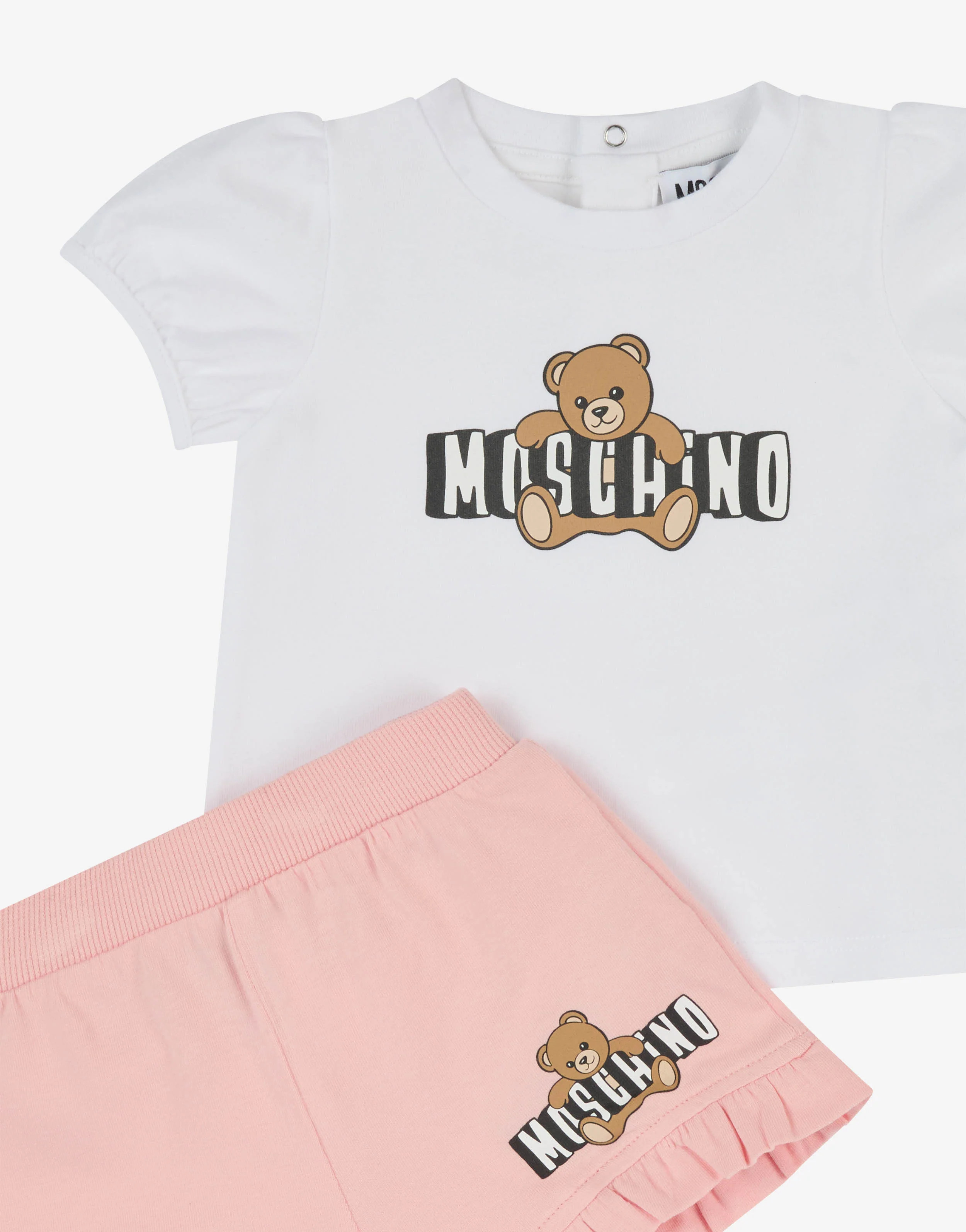 Completo t-shirt e short in jersey di cotone - Image 3