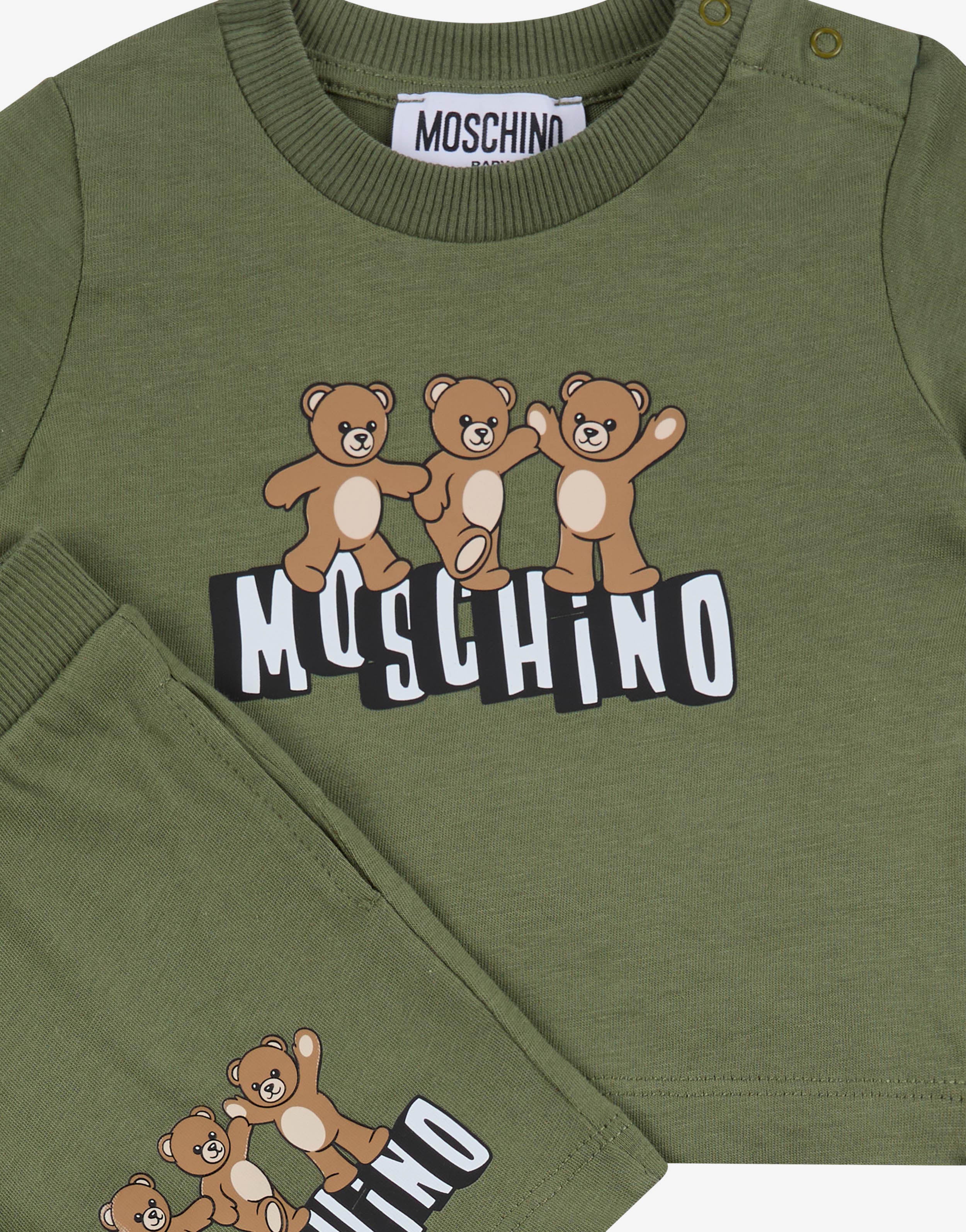 Completo t-shirt e short in jersey di cotone - Image 3